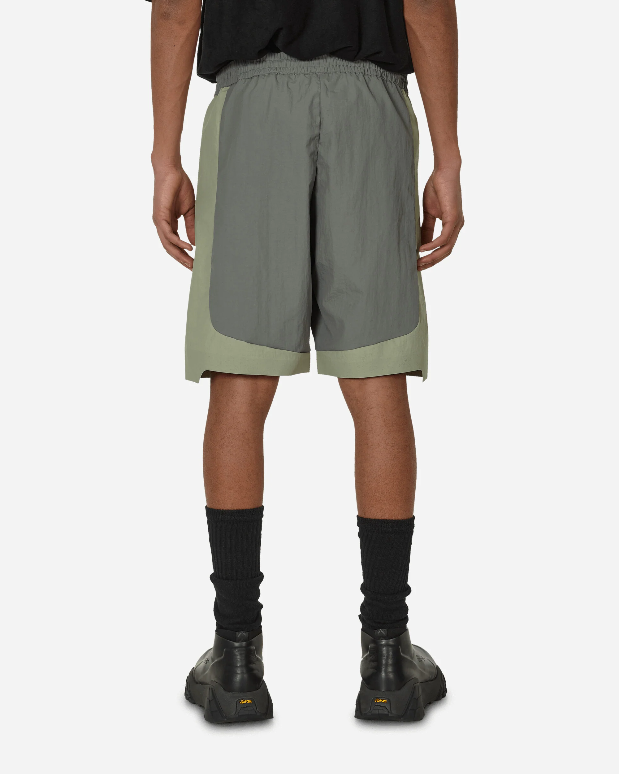 Nylon Shorts Grey / Green - Image 3