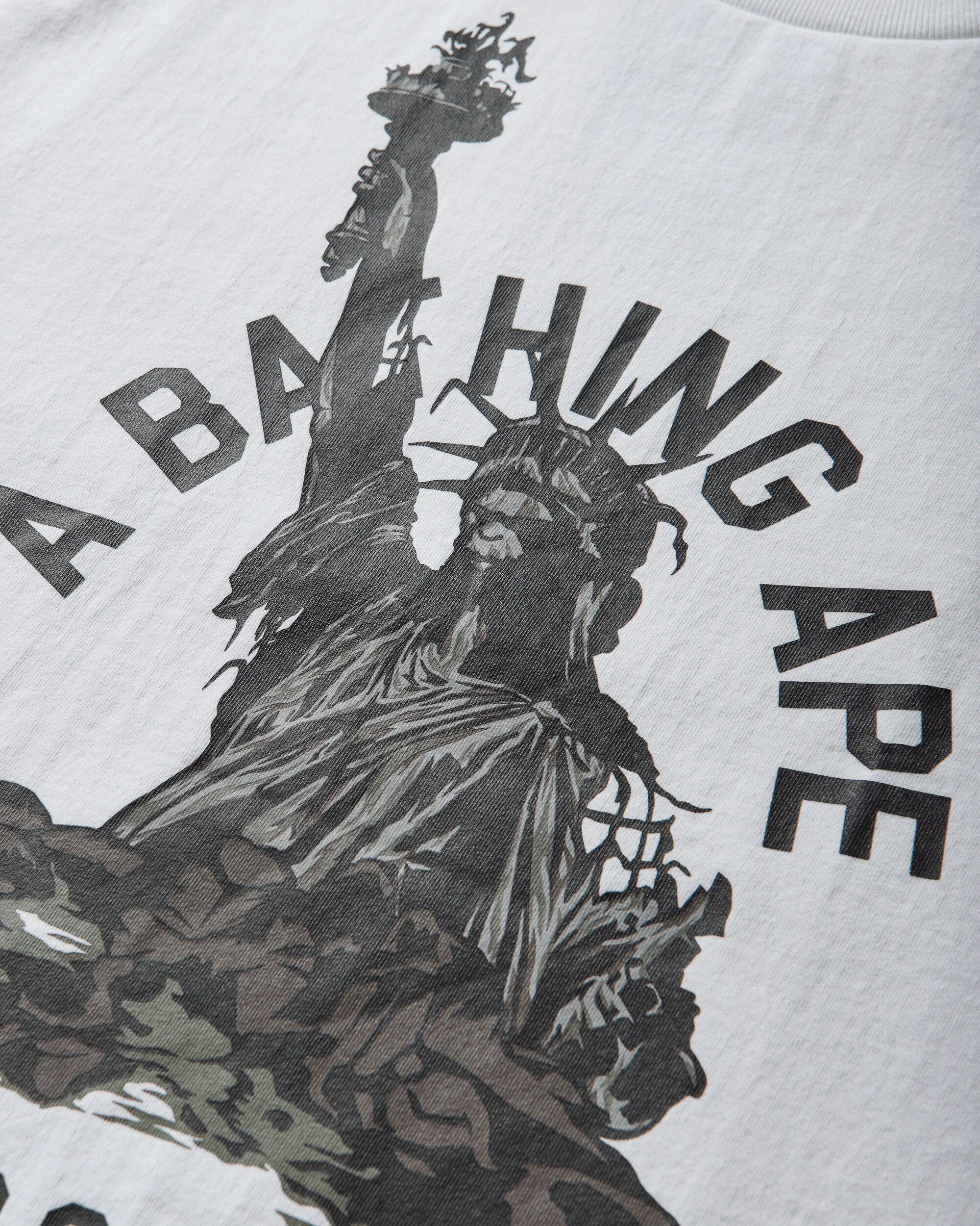 Men's Statue Of Liberty T-Shirt White - Image 3