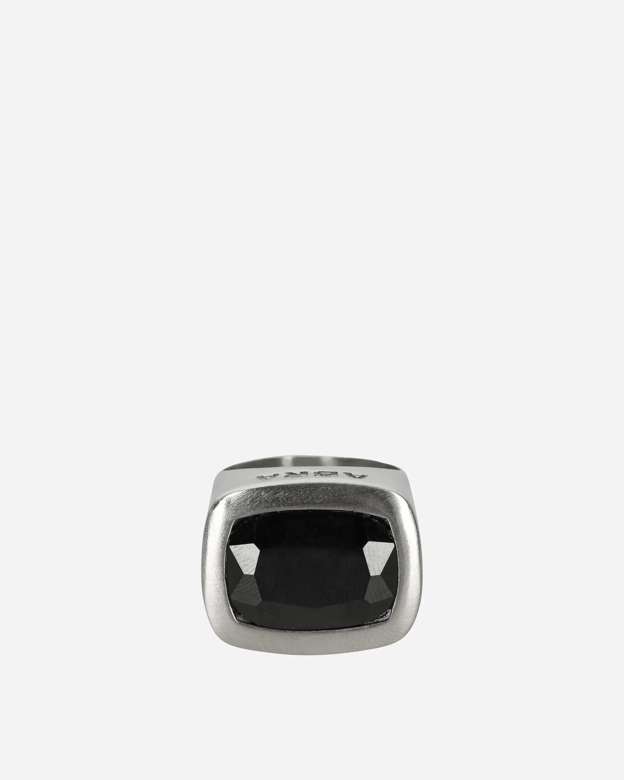 Stone Ring Silver / Black