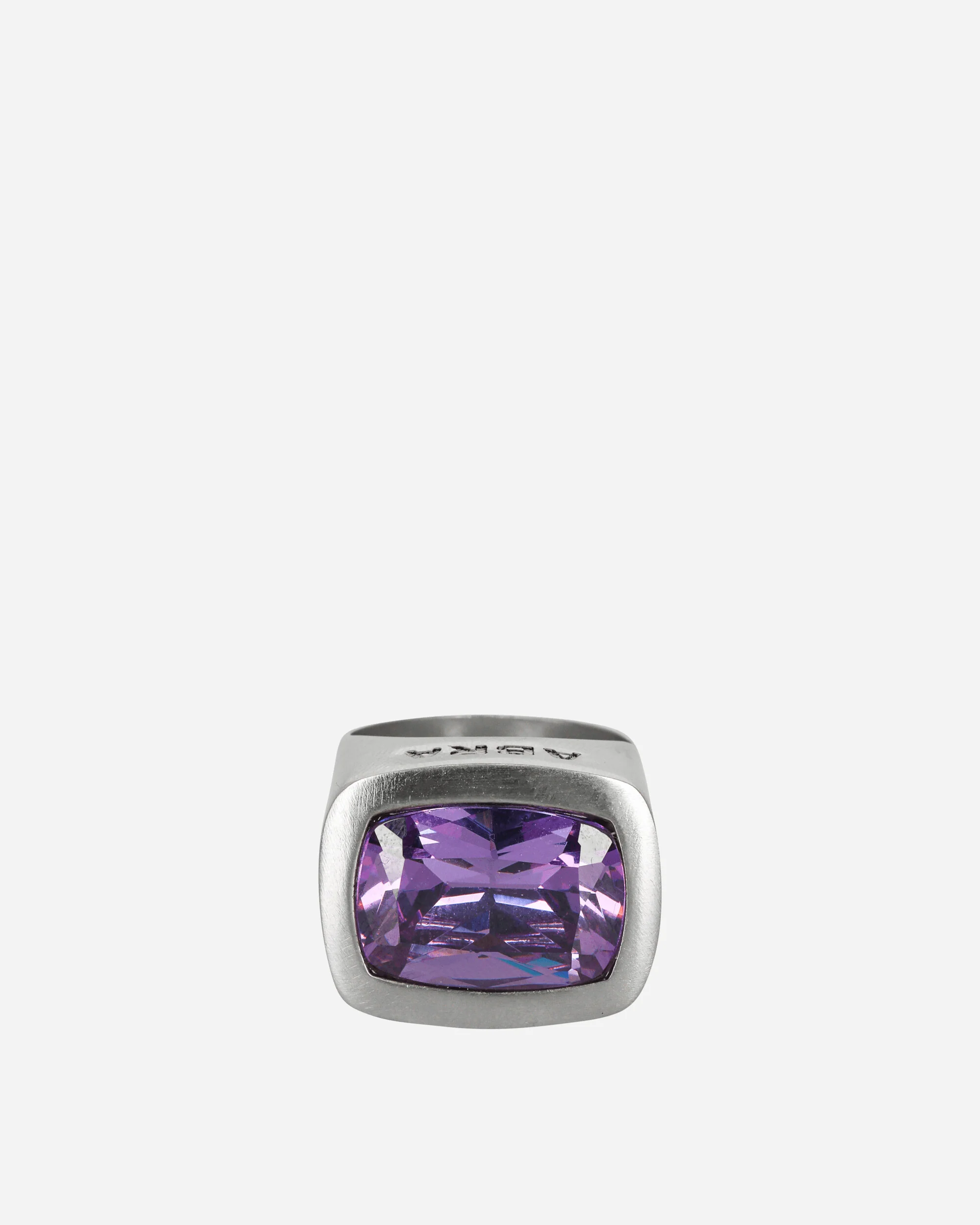 Stone Ring Silver / Purple