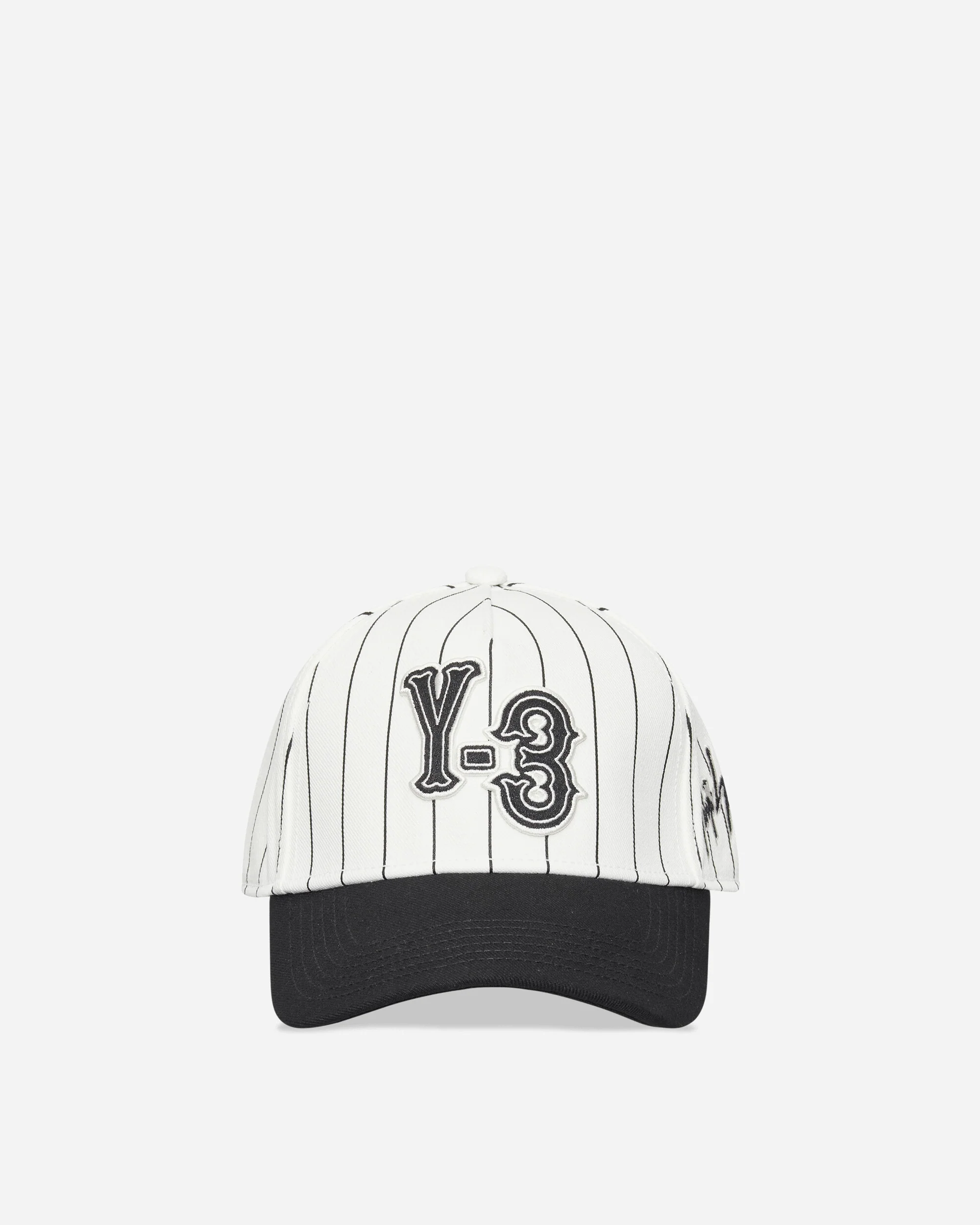 Y-3 Pinstripe Cap Chalk White