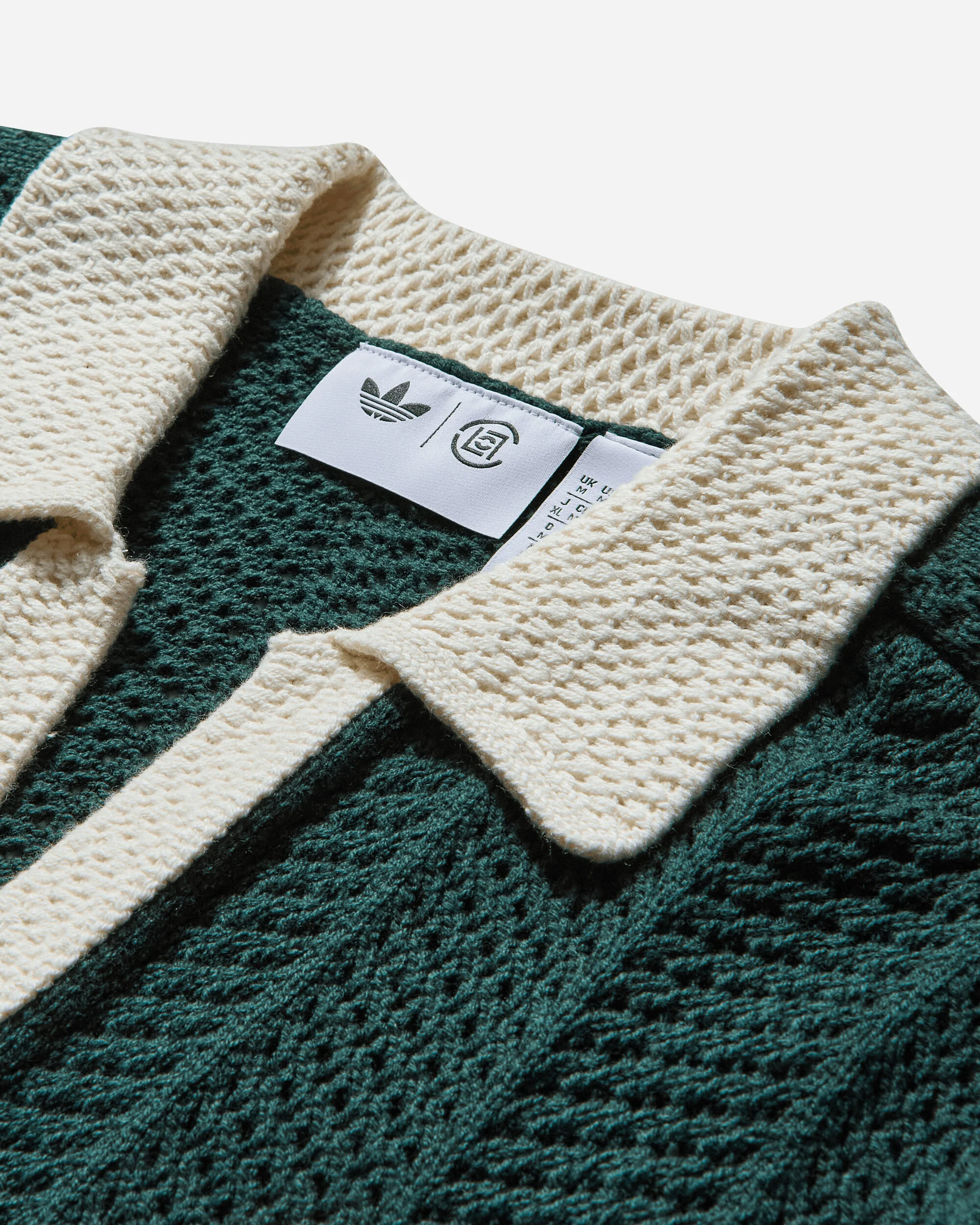 CLOT by Edison Chen Pique Polo Green Night - Image 3