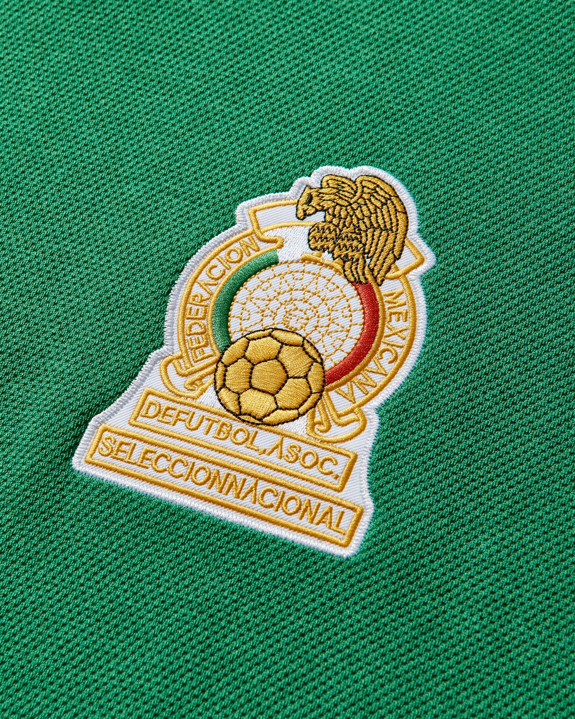 Men's Mexico Home Jersey 1986 Green - Image 3