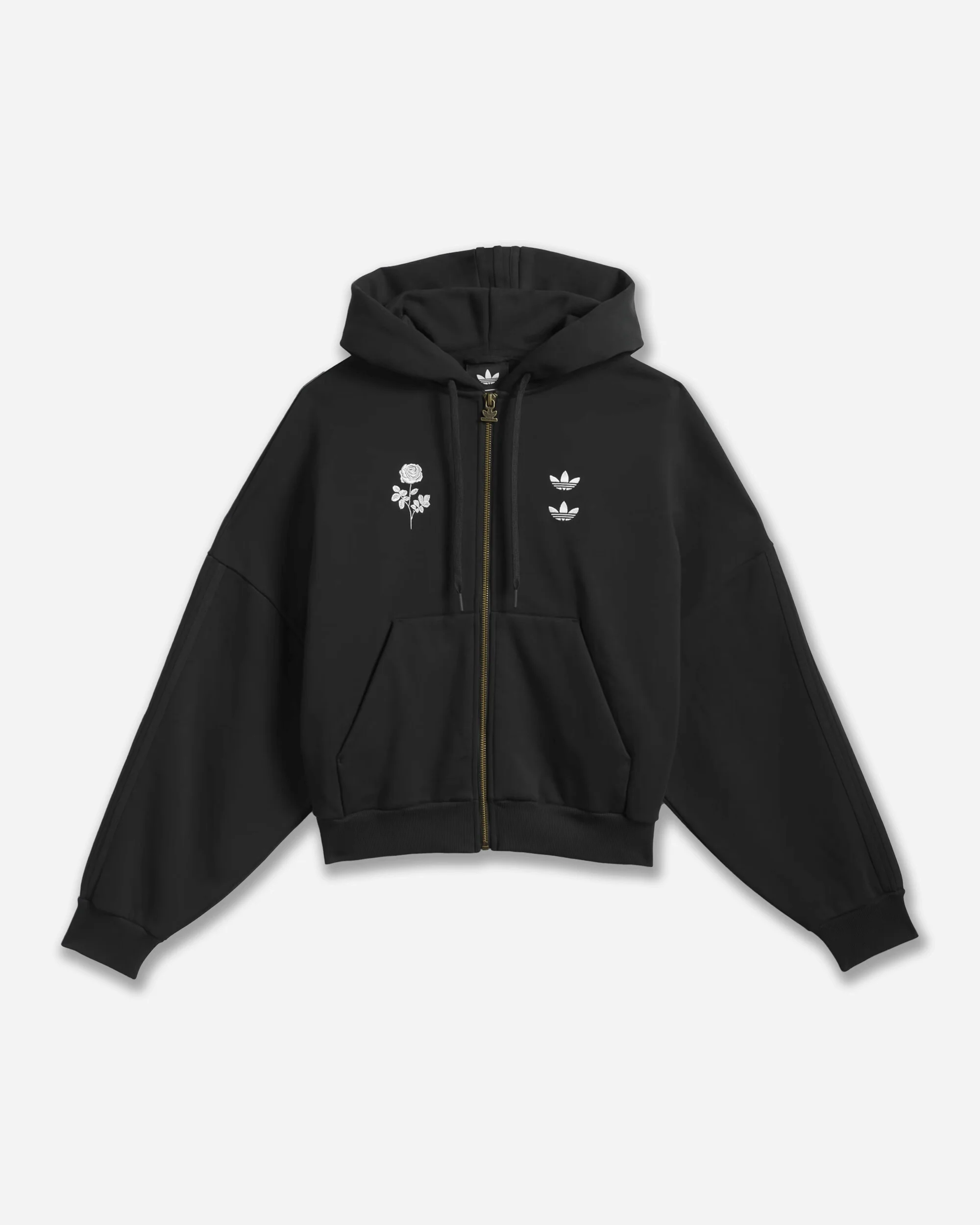 Men's Willy Chavarria Heavyweight Zip Hoodie Black