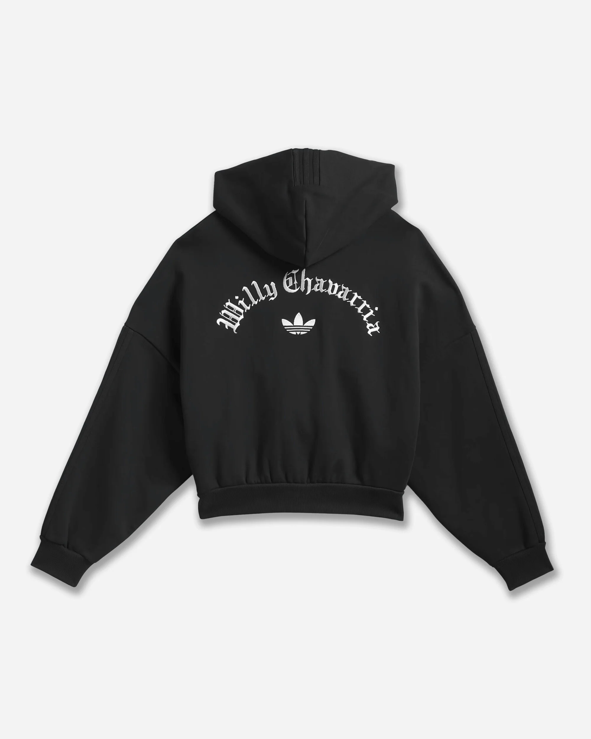 Men's Willy Chavarria Heavyweight Zip Hoodie Black - Image 2