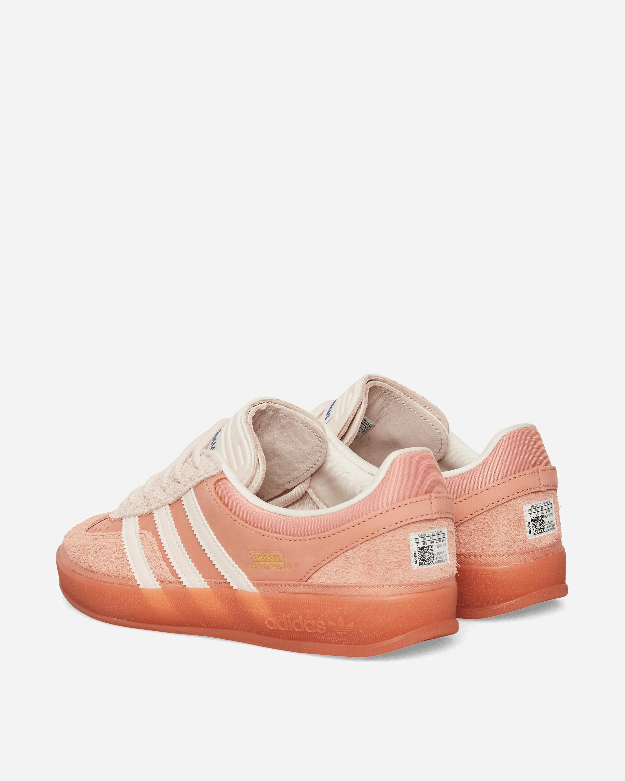 Bad Bunny Gazelle Indoor Sneakers Wonder Clay / Wonder Quartz / Ash Pink - Image 4