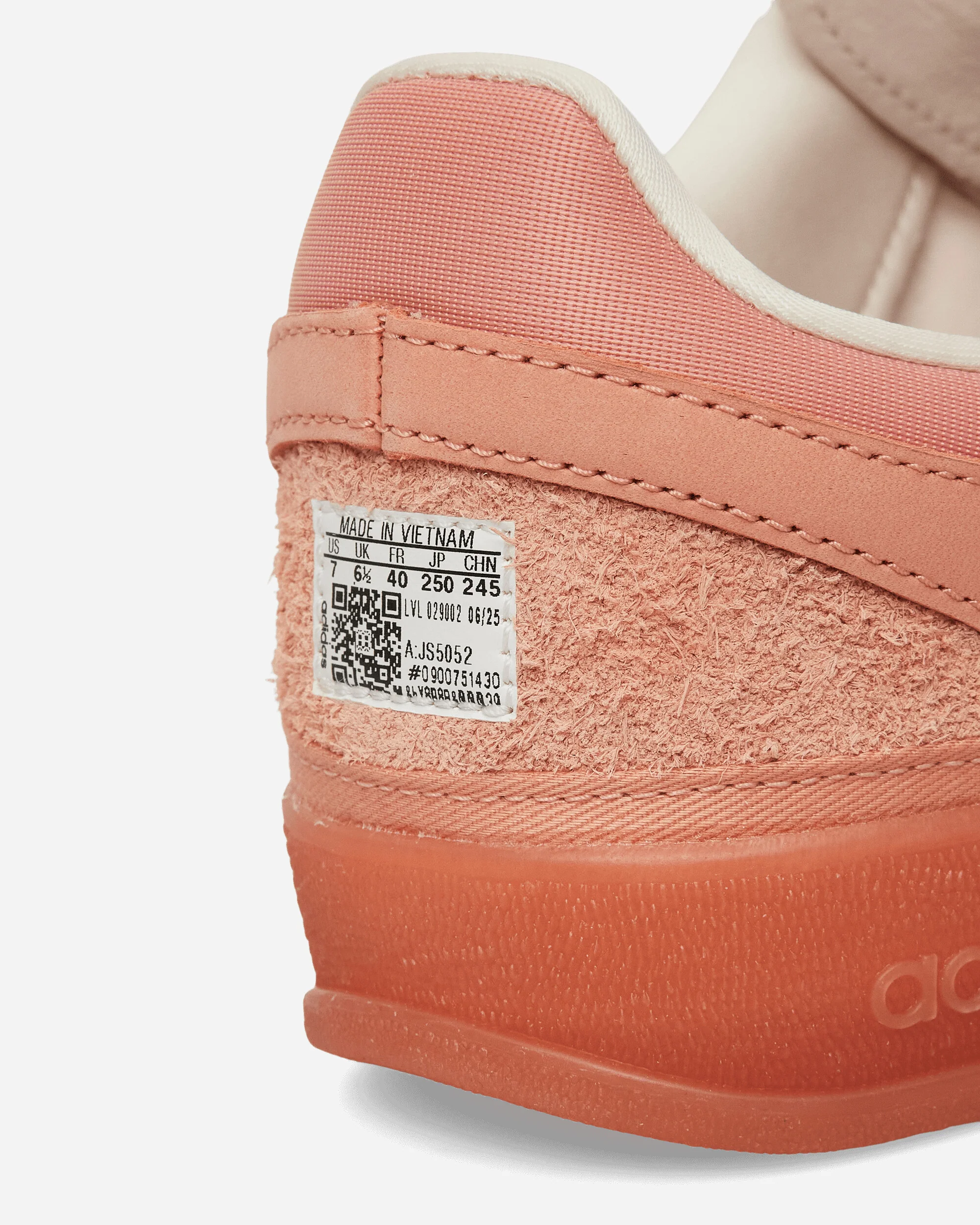 Bad Bunny Gazelle Indoor Sneakers Wonder Clay / Wonder Quartz / Ash Pink - Image 6