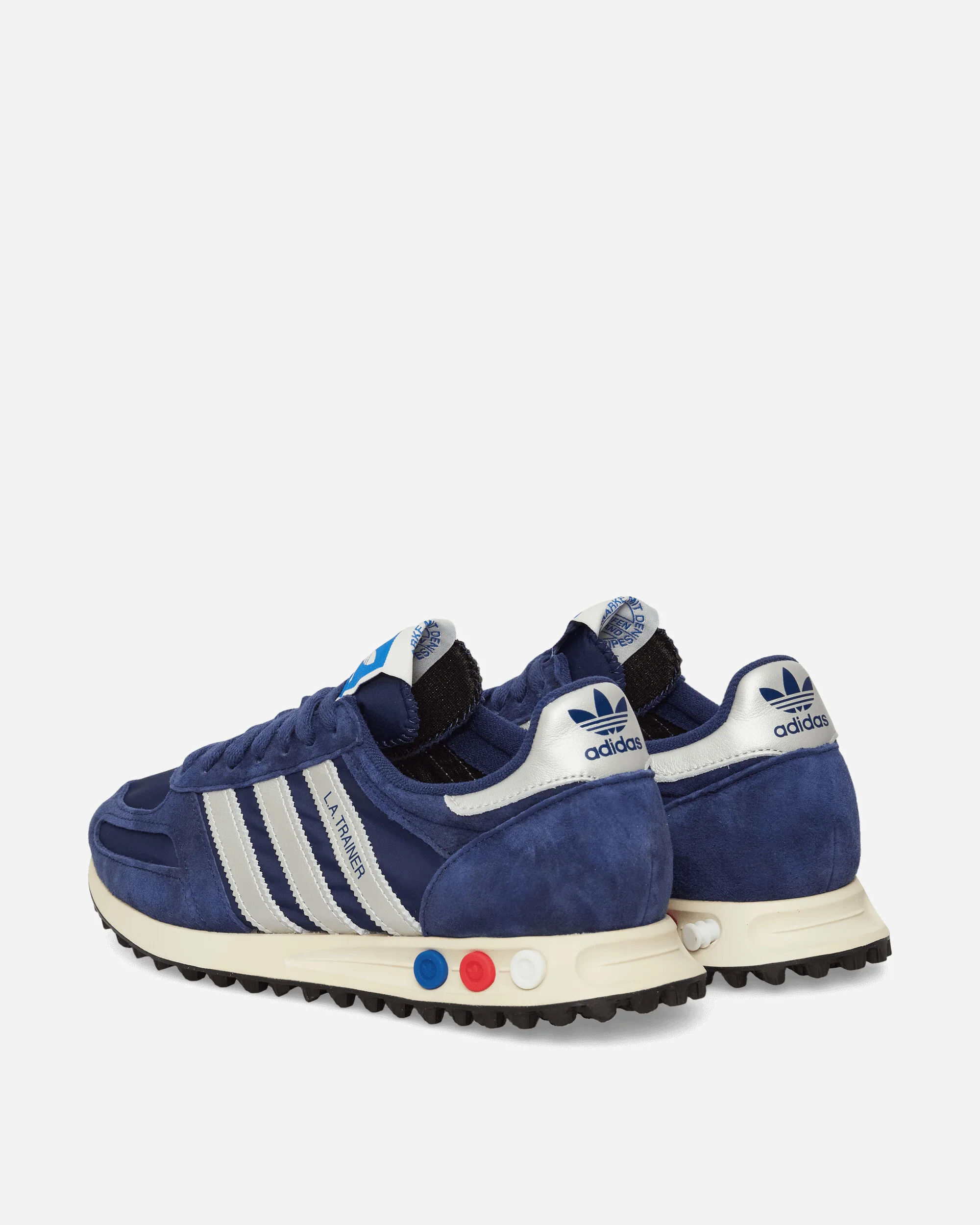LA Trainer OG Sneakers Dark Blue / Silver Metallic / Off White - Image 4