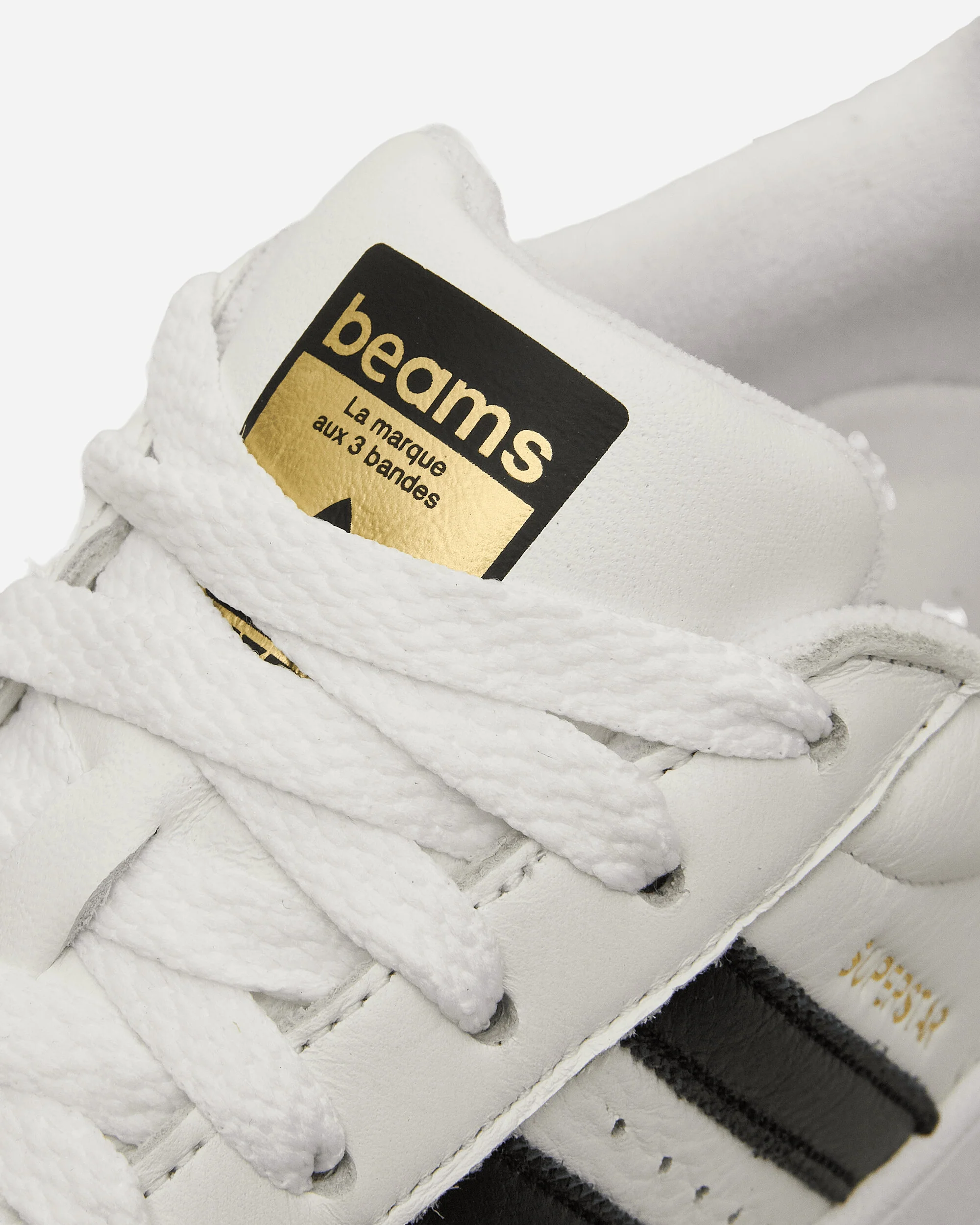 BEAMS Superstar Sneakers White / Core Black - Image 6