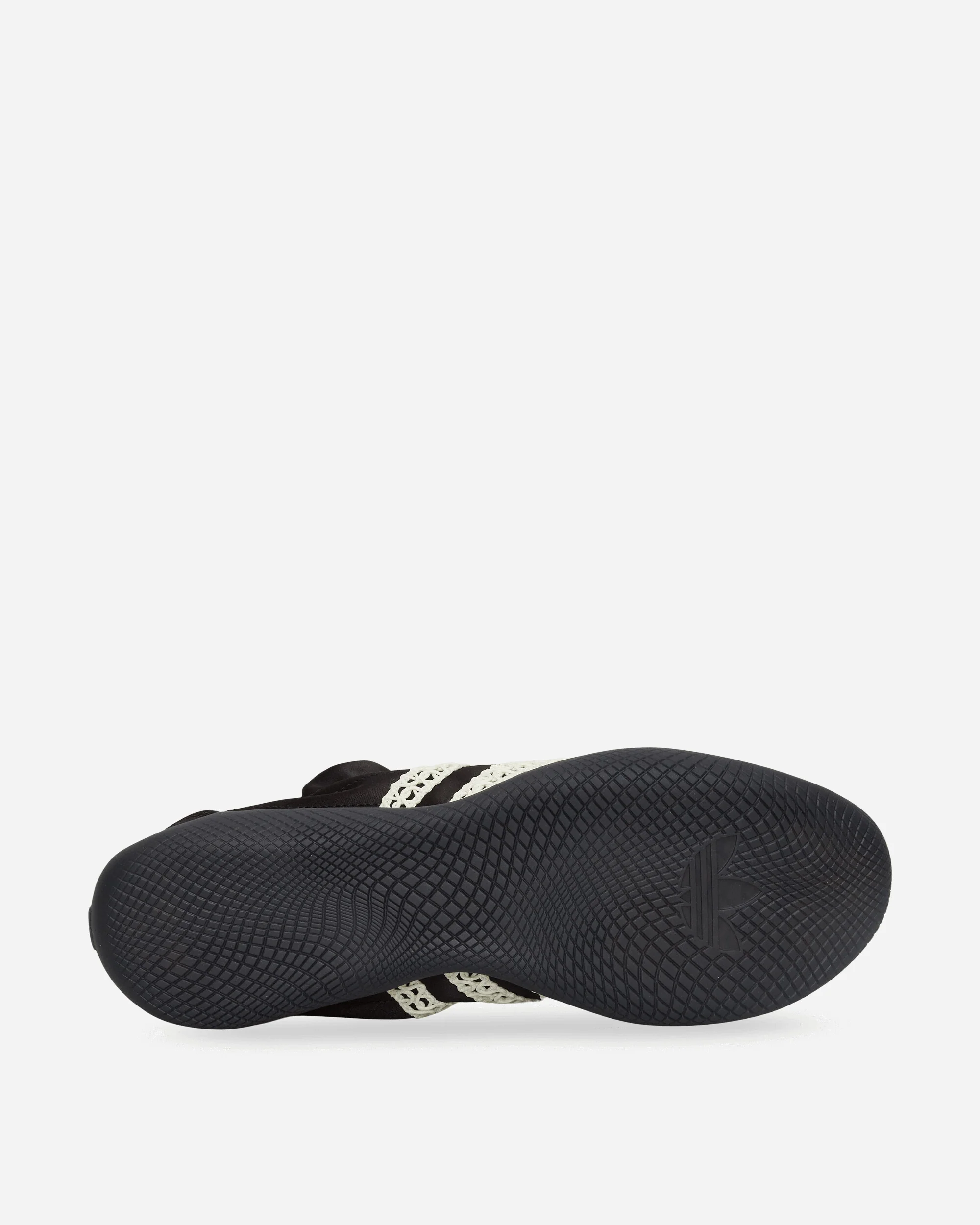 Wales Bonner Karintha Lo Satin Sneakers Core Black / Cream White - Image 5