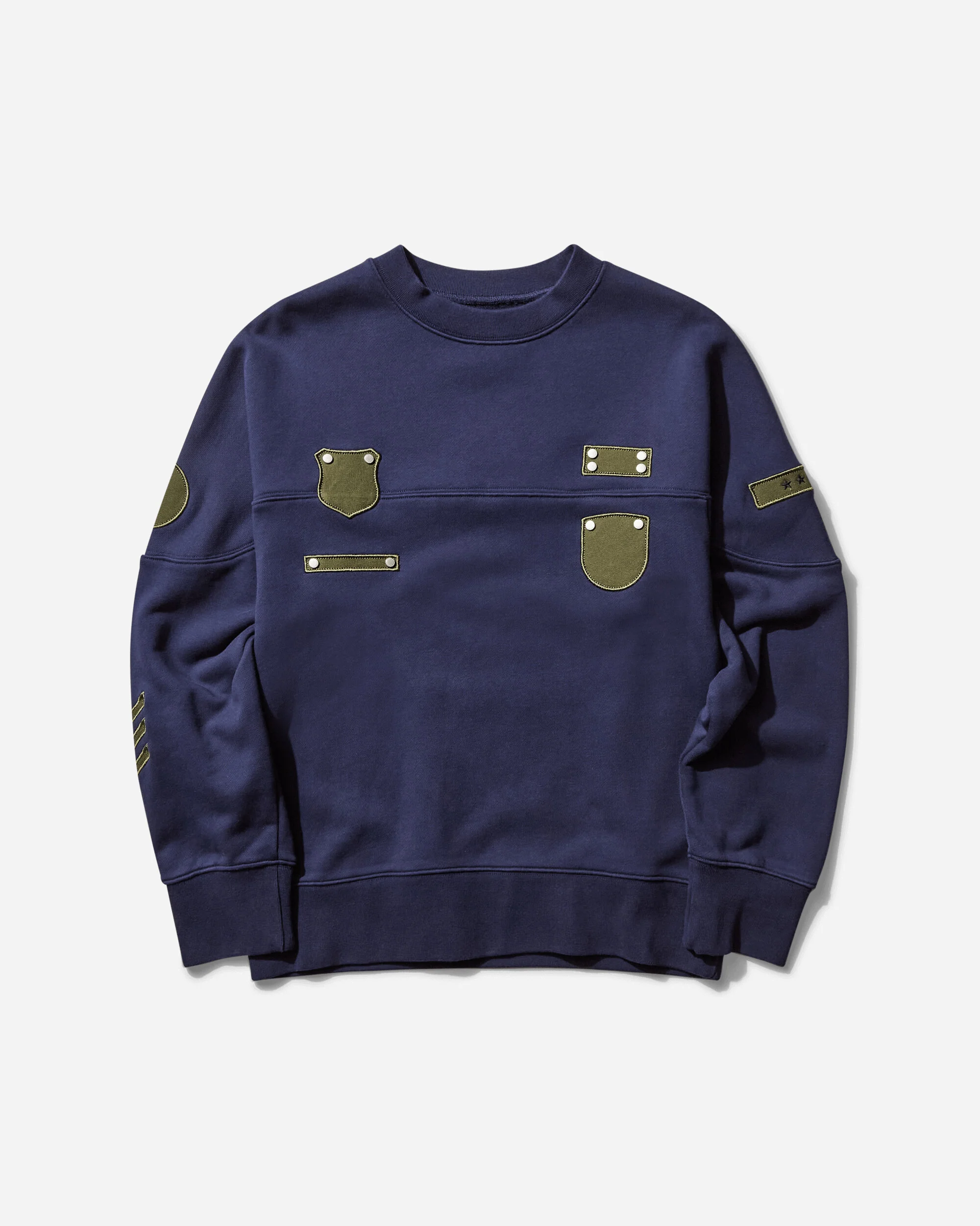 Patched Sweatshirt Navy