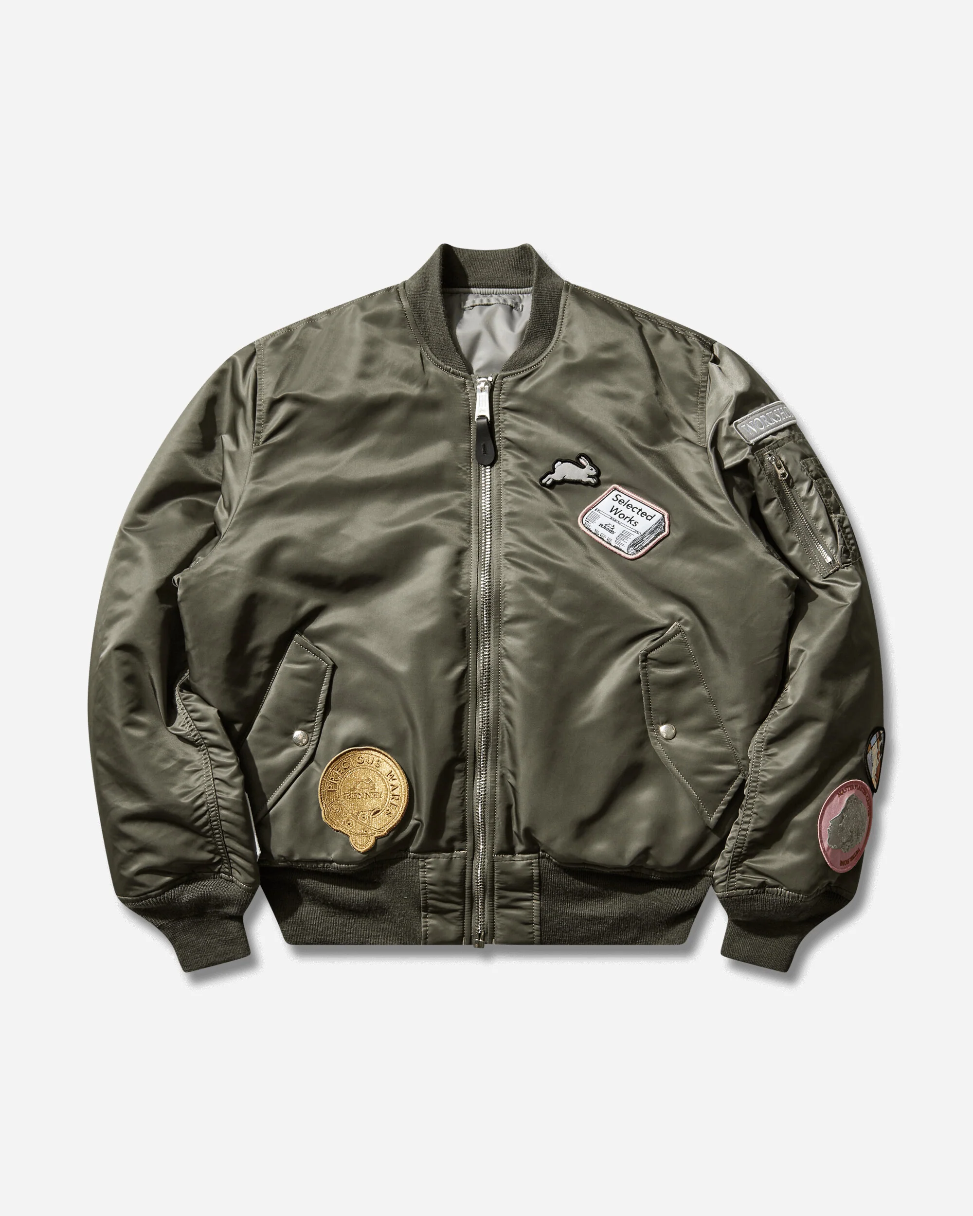 BUNNEY MA-1 Bomber Jacket Vintage Green