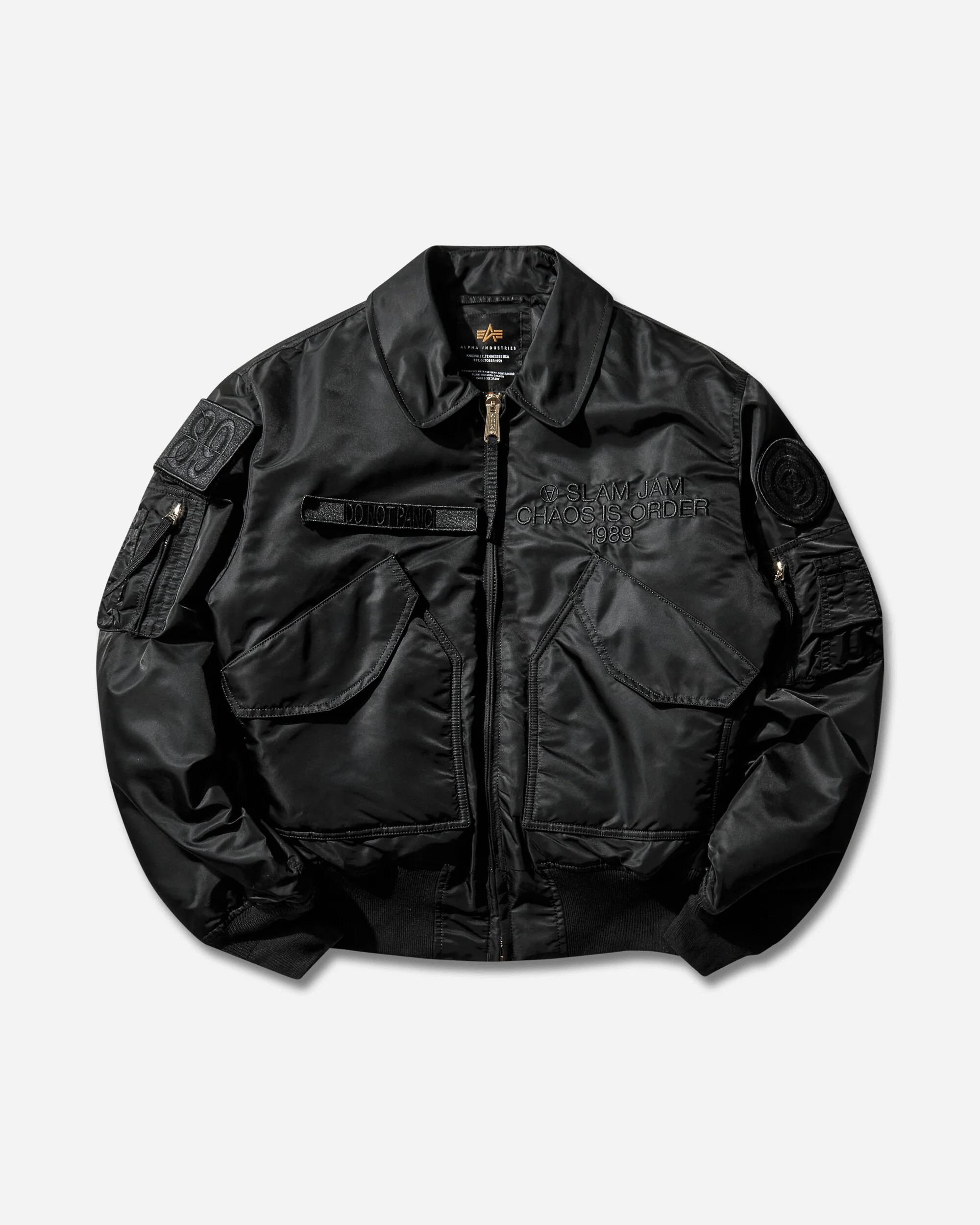 Slam Jam CWU-45 Heritage Bomber Jacket Black