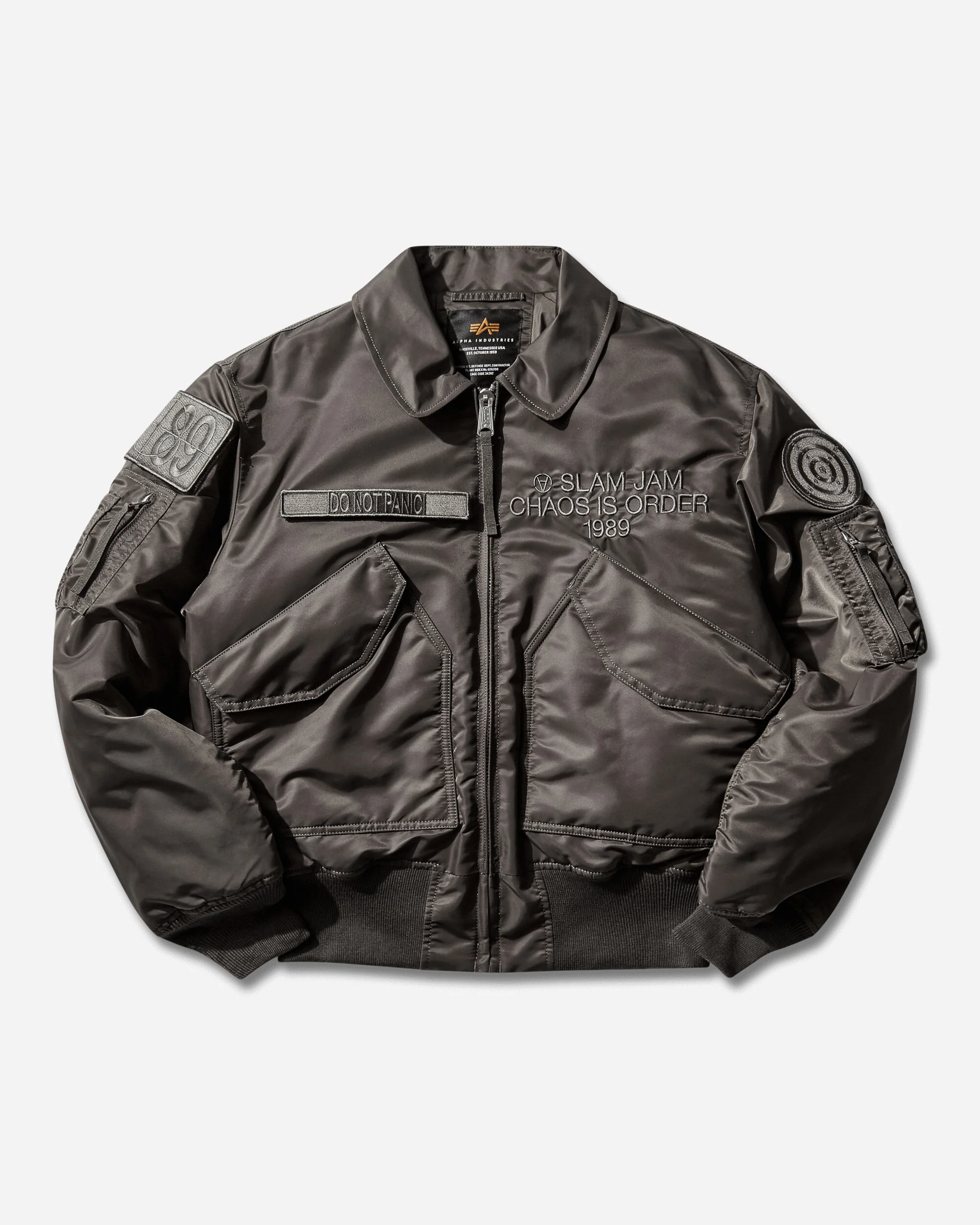 Slam Jam CWU-45 Heritage Bomber Jacket Rep Grey