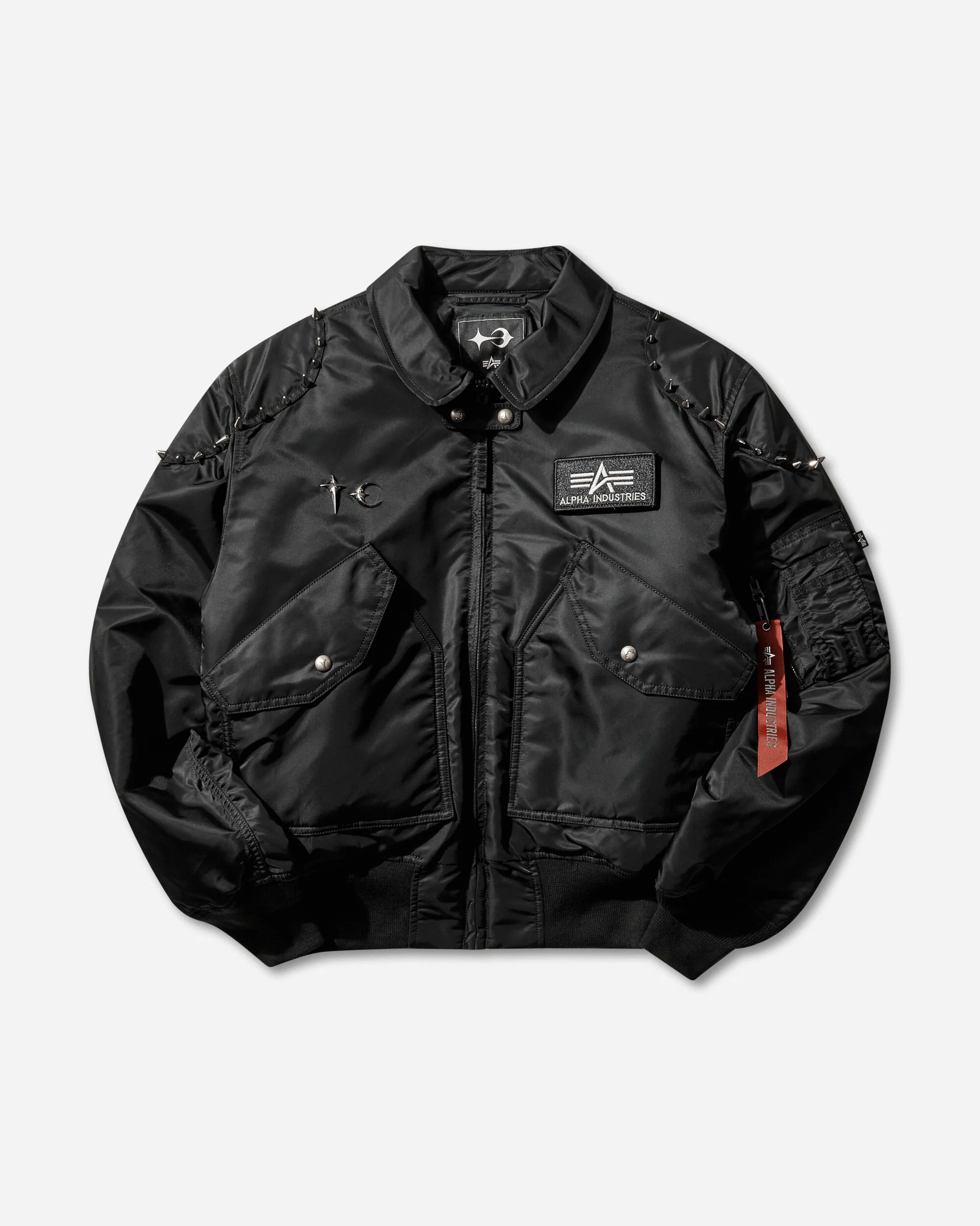 Thug Club CWU 45/P Spike Flight Jacket Black