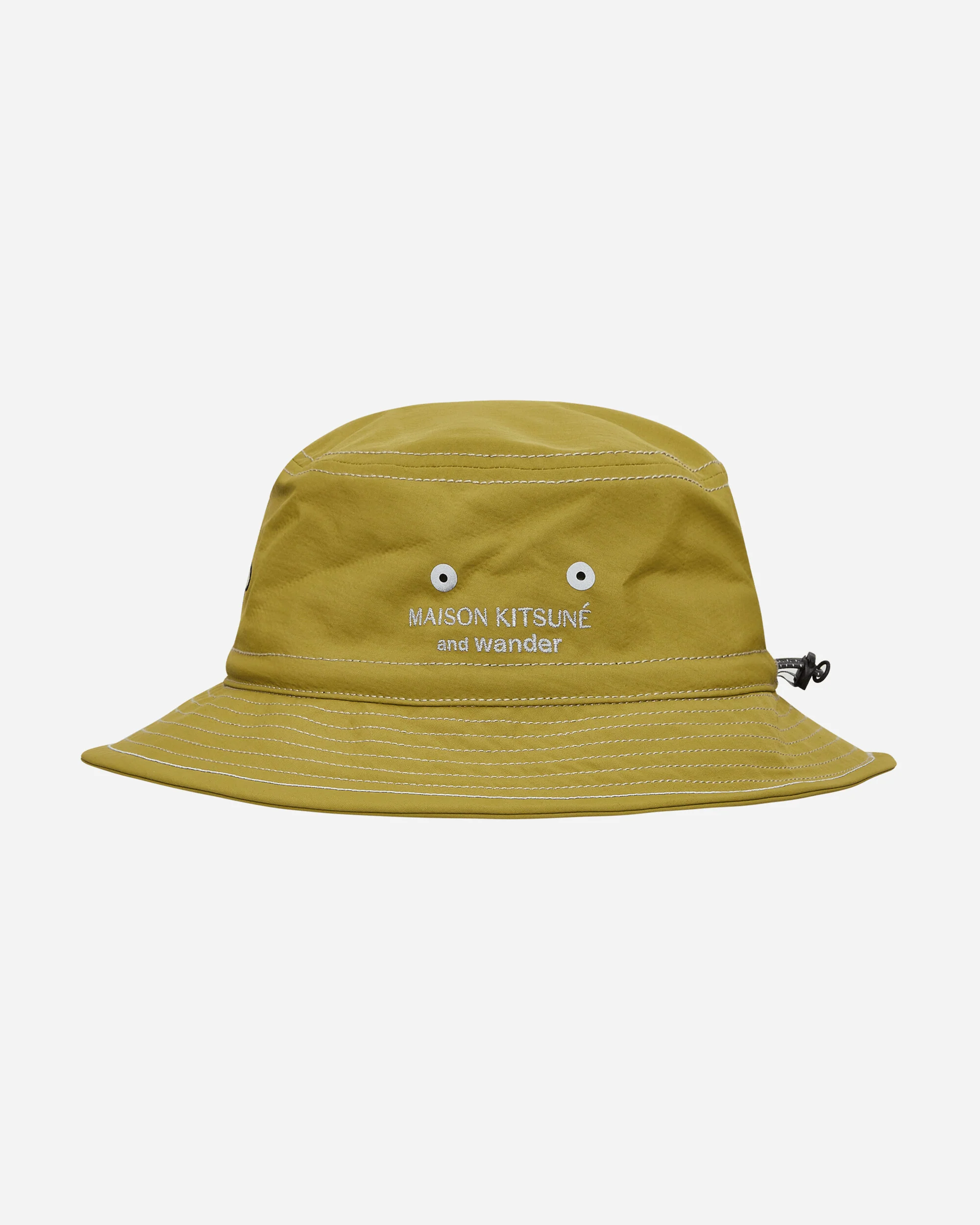 Maison Kitsuné Nylon Hat Green - Image 3