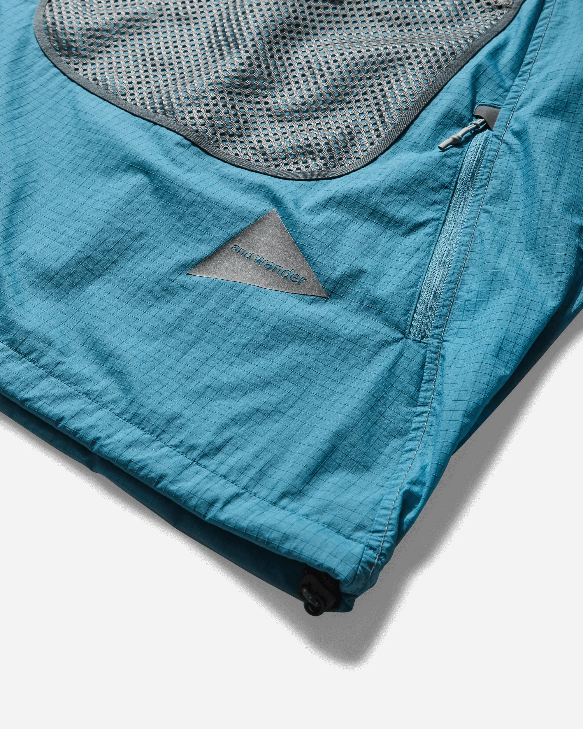 Men's Breath Rip Pullover Jacket Light Blue - Image 3