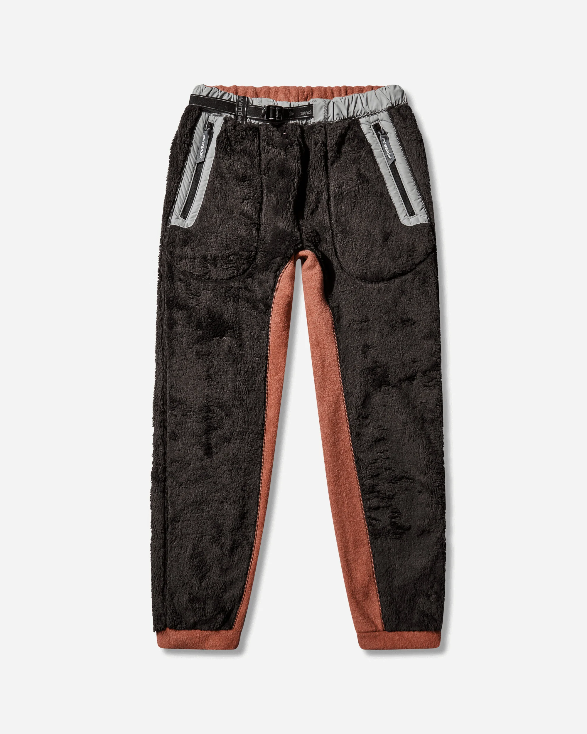 Slam Jam High Loft Polartec Fleece Pants Black