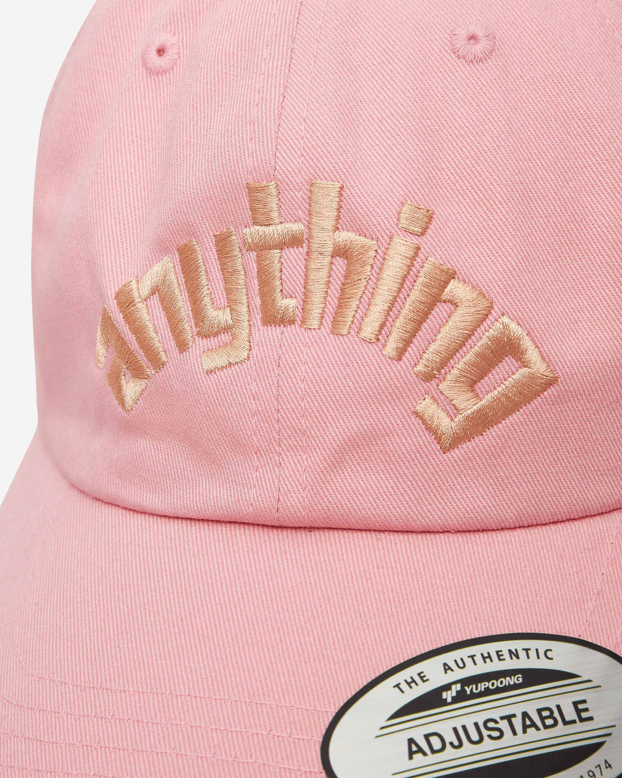 Curved Logo Dad Hat Pink - Image 6
