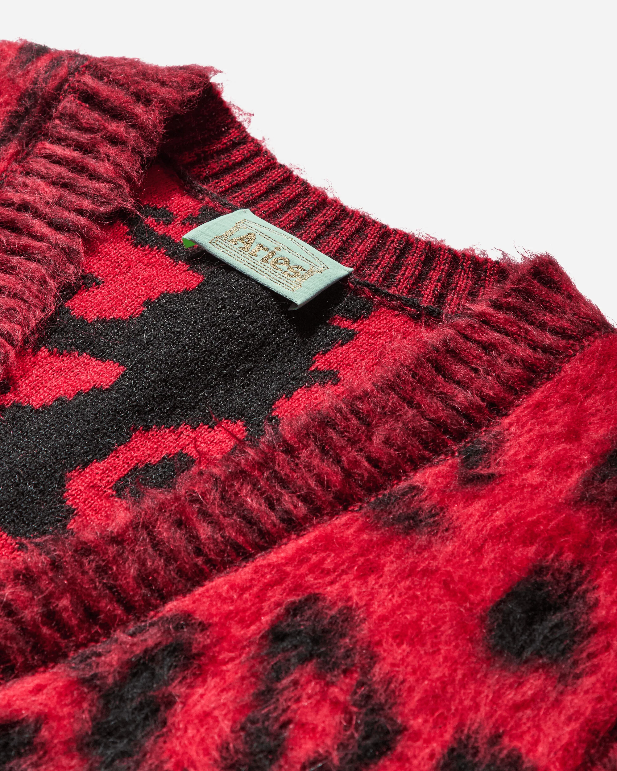 Brushed Leopard Vest Red - Image 3