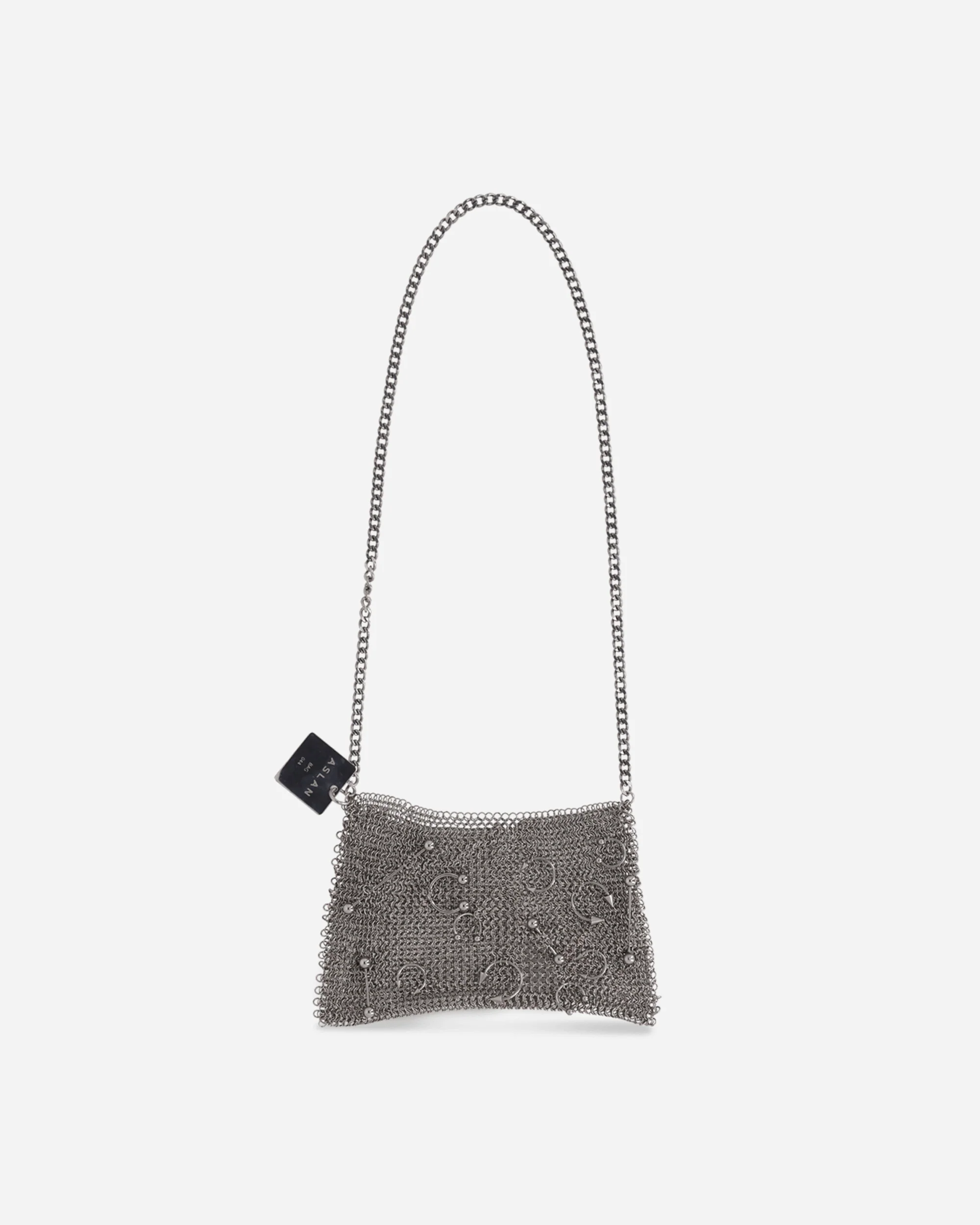 Pierced Chainmaille Mini Bag Heavy Metal