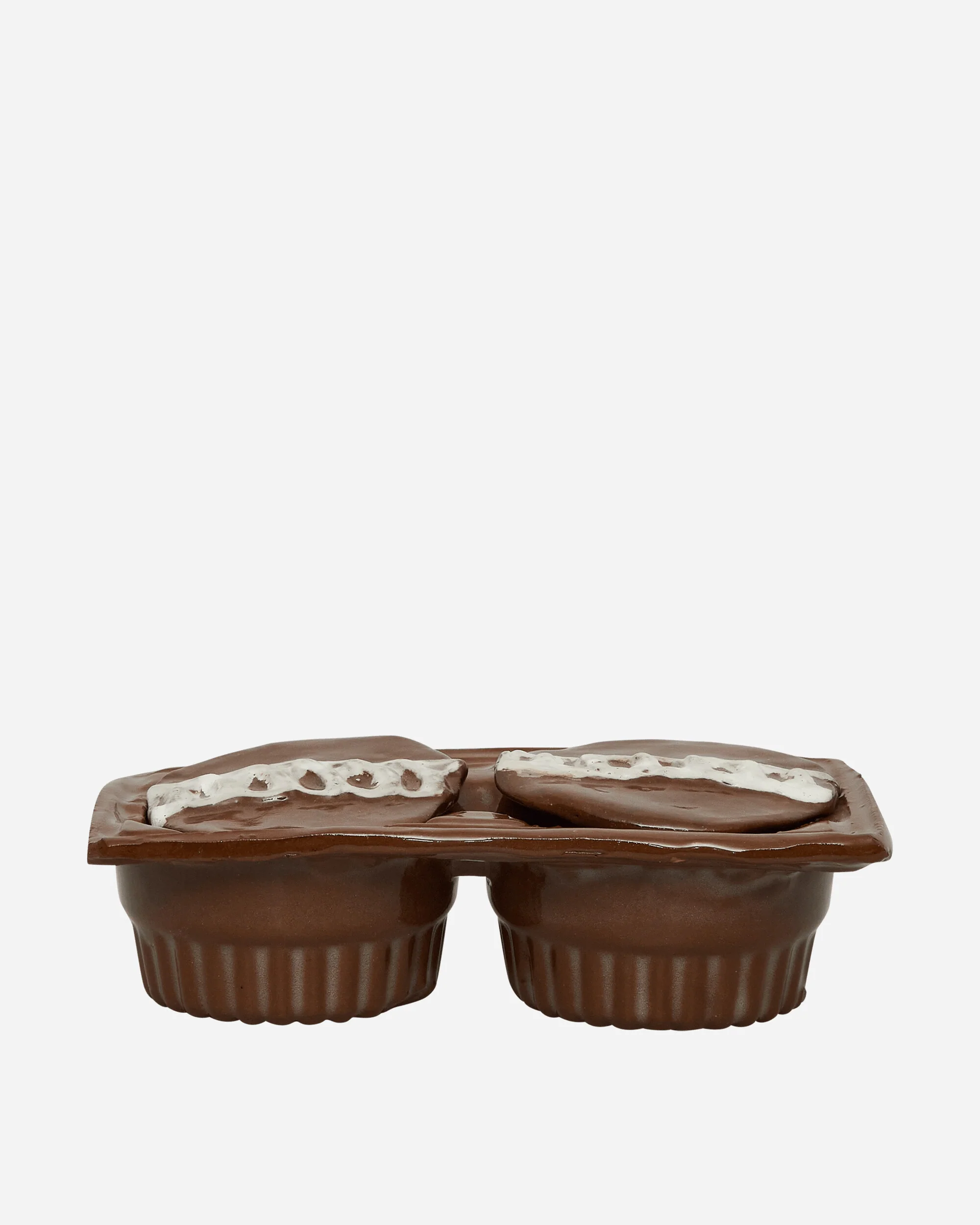 Cup Cake Ashtray Brown