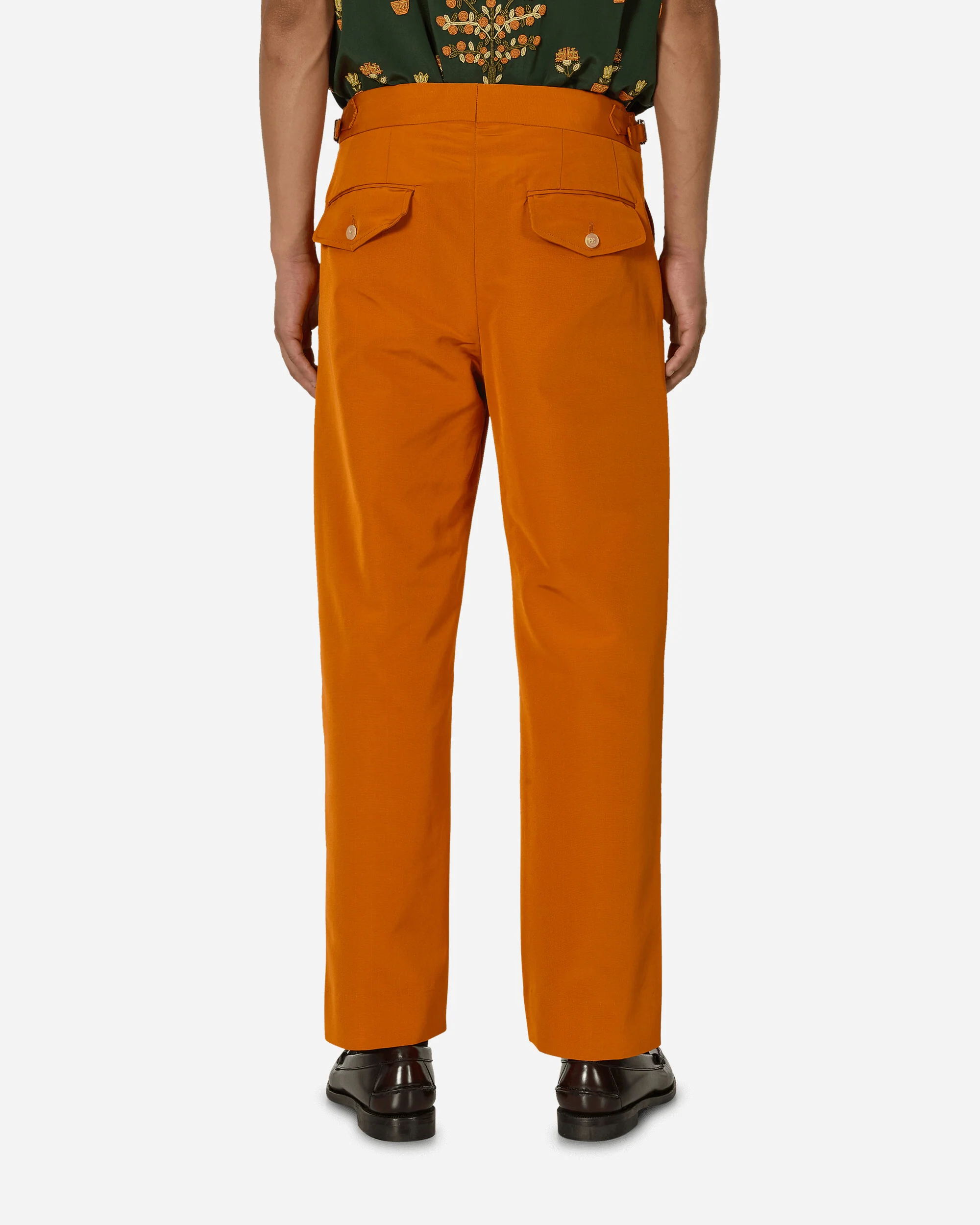 Ginger Faille Trousers Orange - Image 3