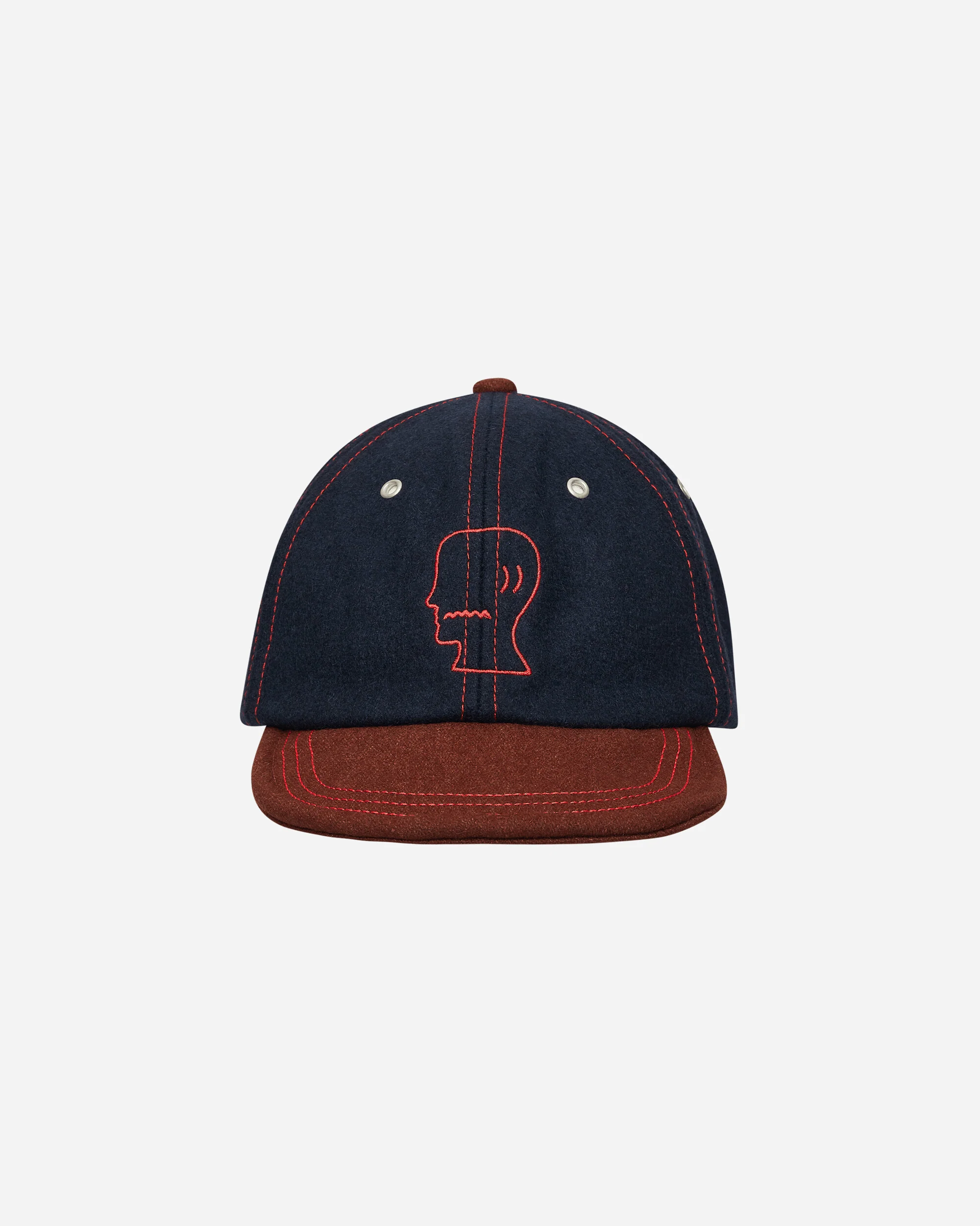 Flannel Wire Brim Hat Navy - Image 2