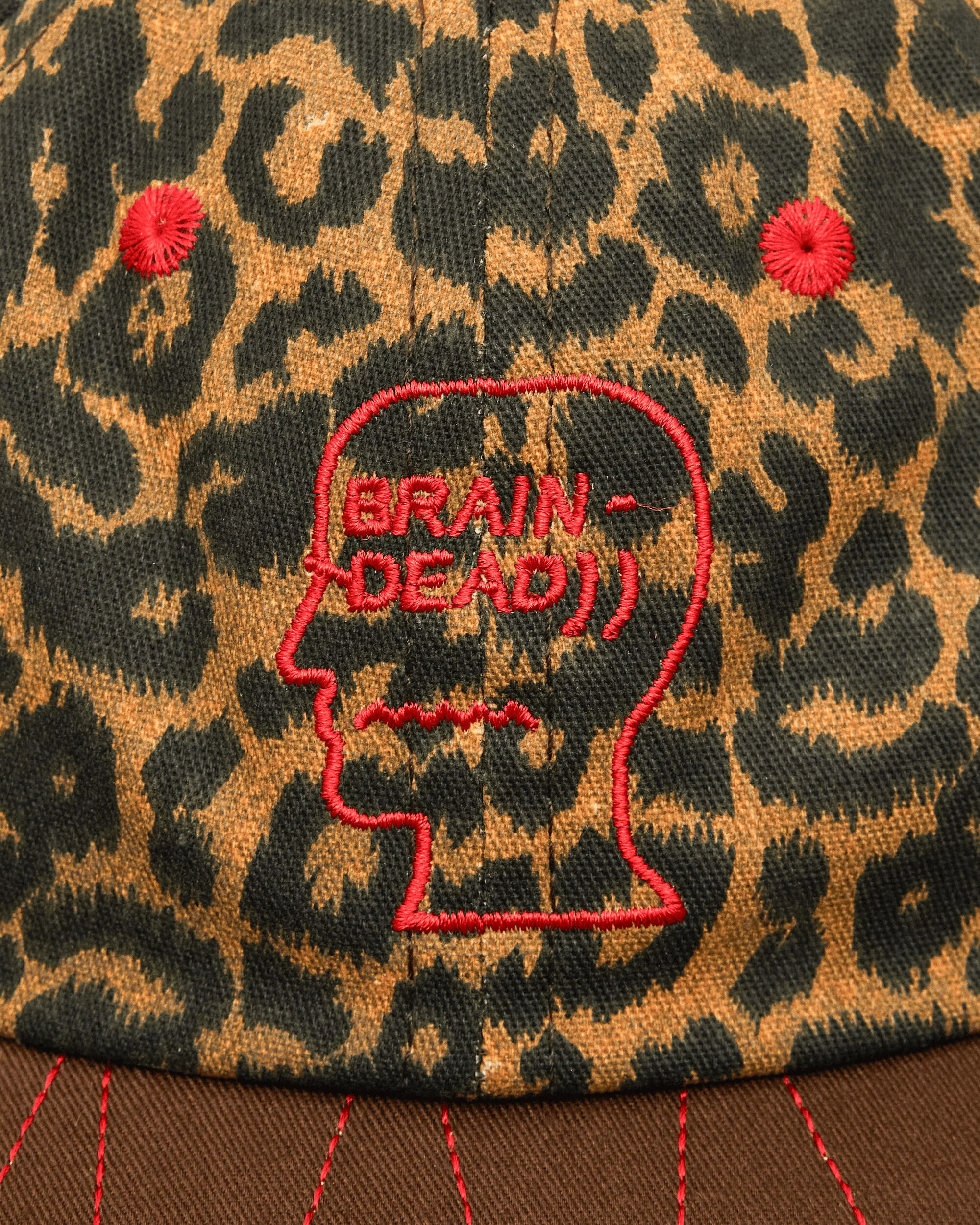 Logohead Long Brim Hat Leopard - Image 6