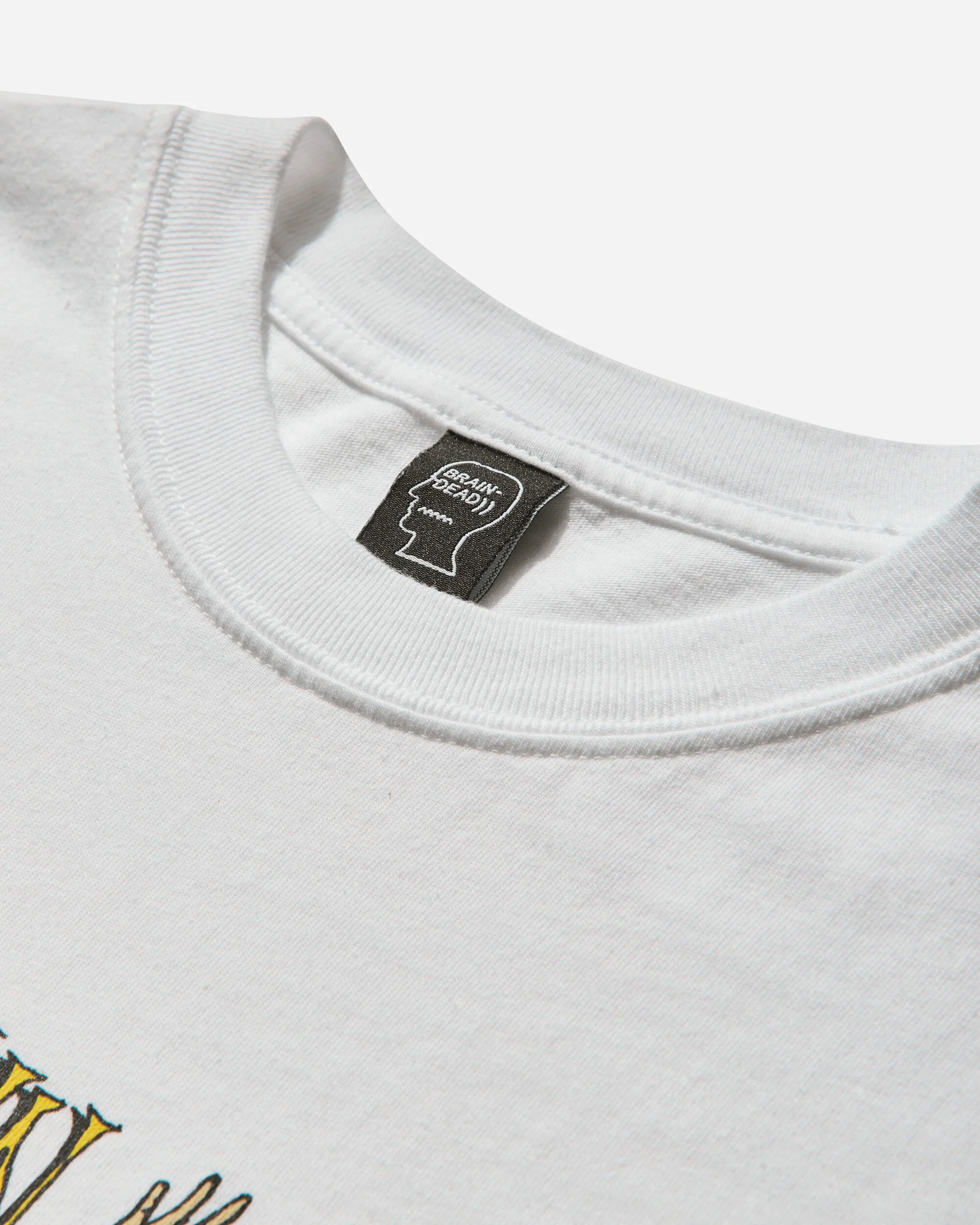 Men's Bongo Brain T-Shirt White - Image 4