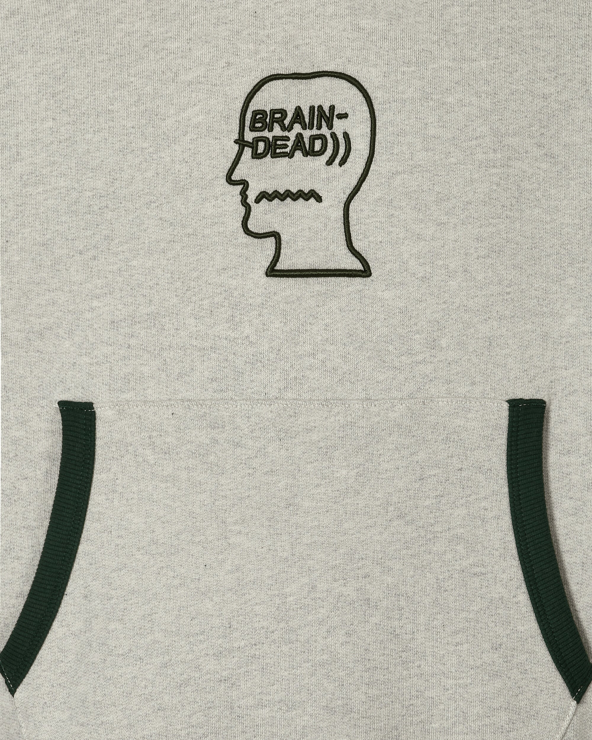 Fleece Logo Head Raglan Hoodie Oatmeal - Image 5