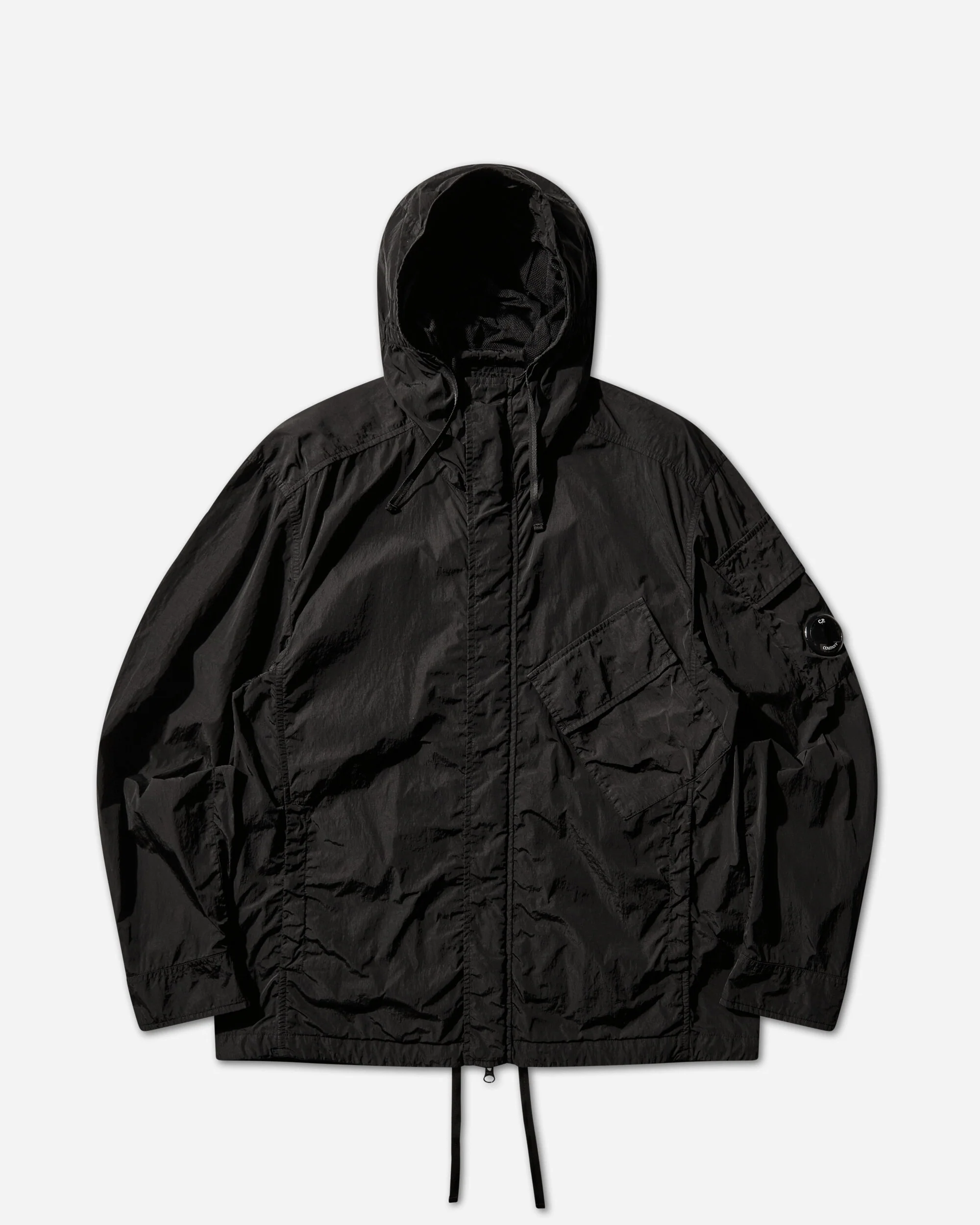 Men's Chrome-R Hooded Lens Overshirt Black