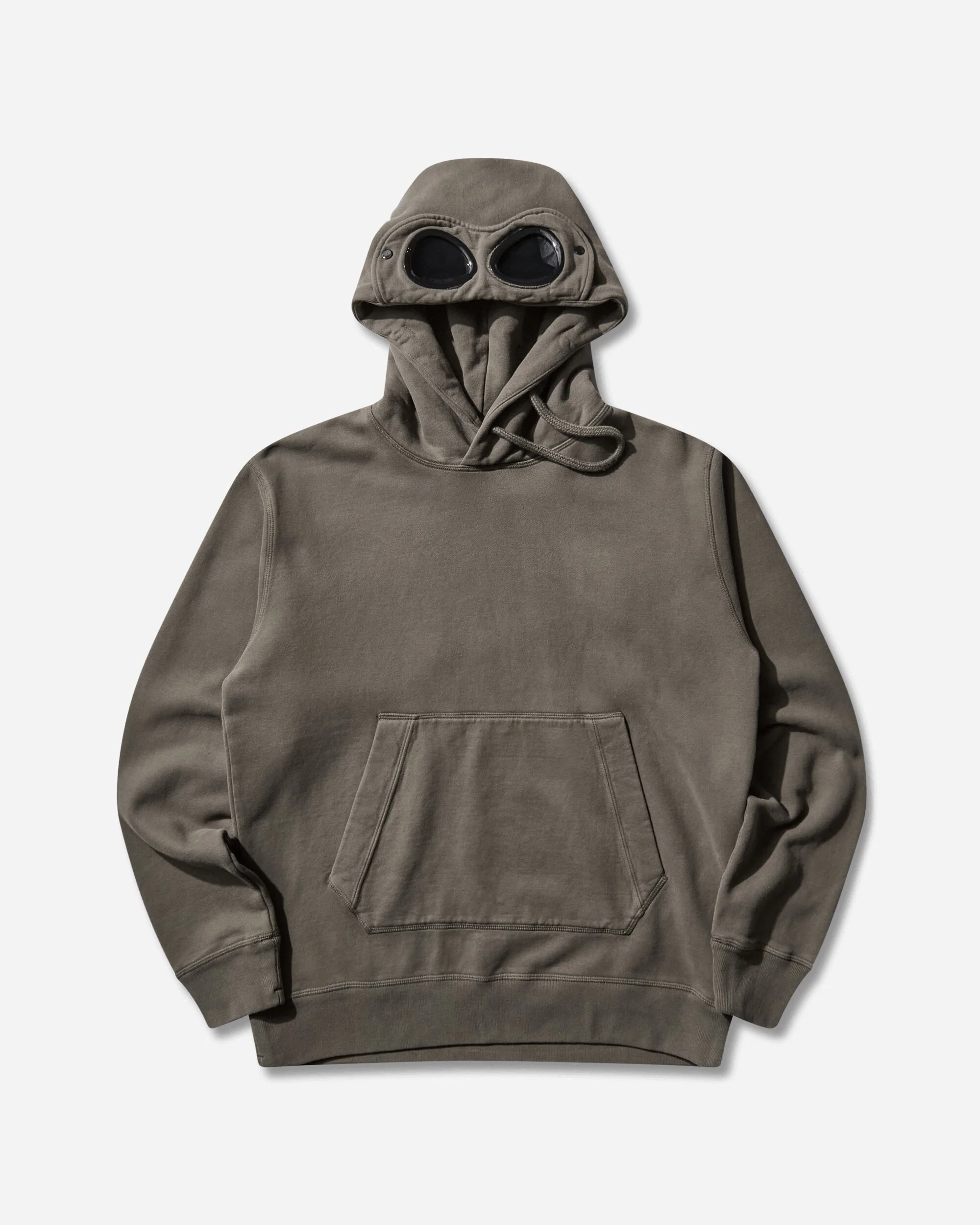 Slam Jam Diagonal Fleece Brushed Goggle Hoodie Black