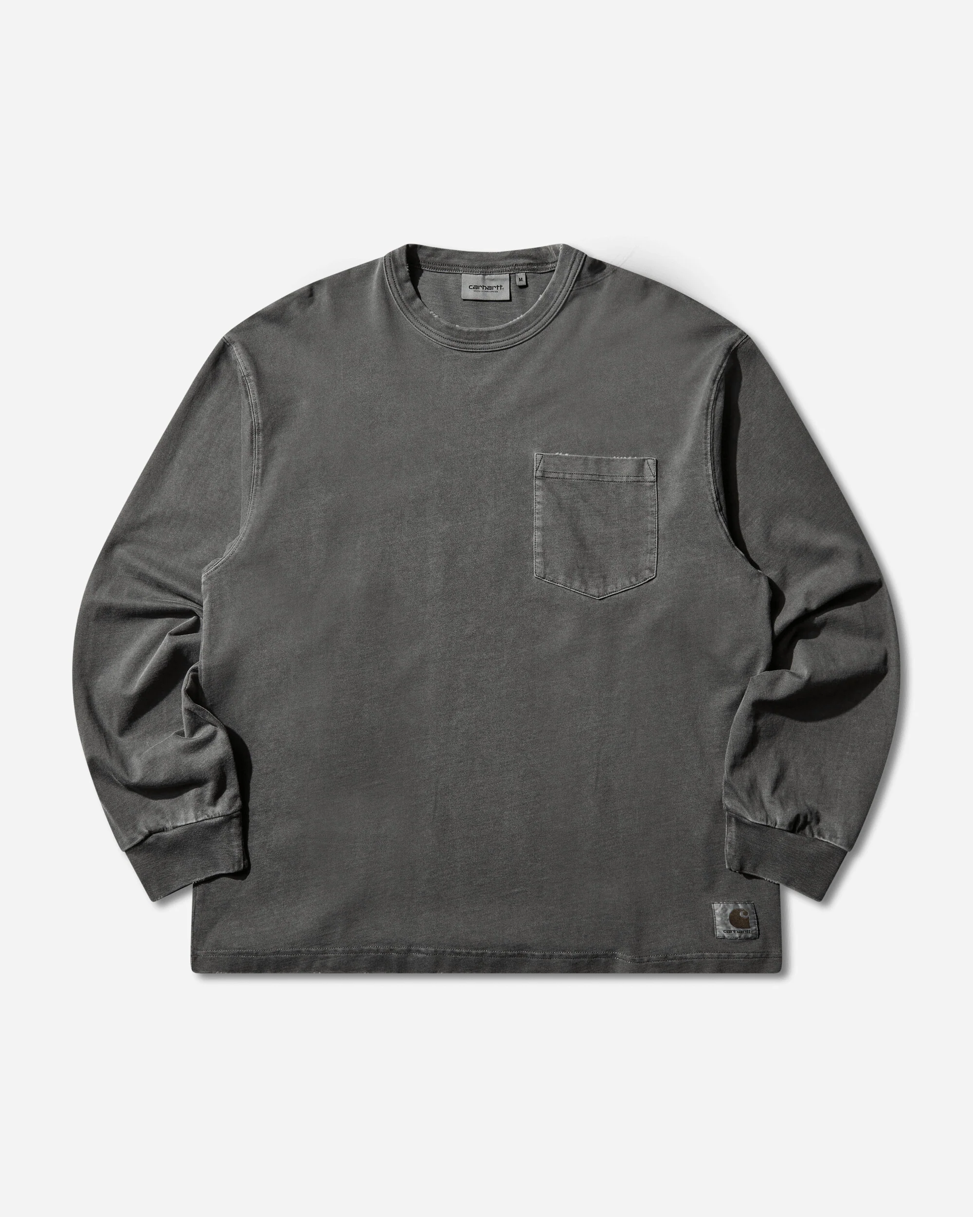 Men's Torion Pocket Longsleeve T-Shirt Black (Grind Washed)