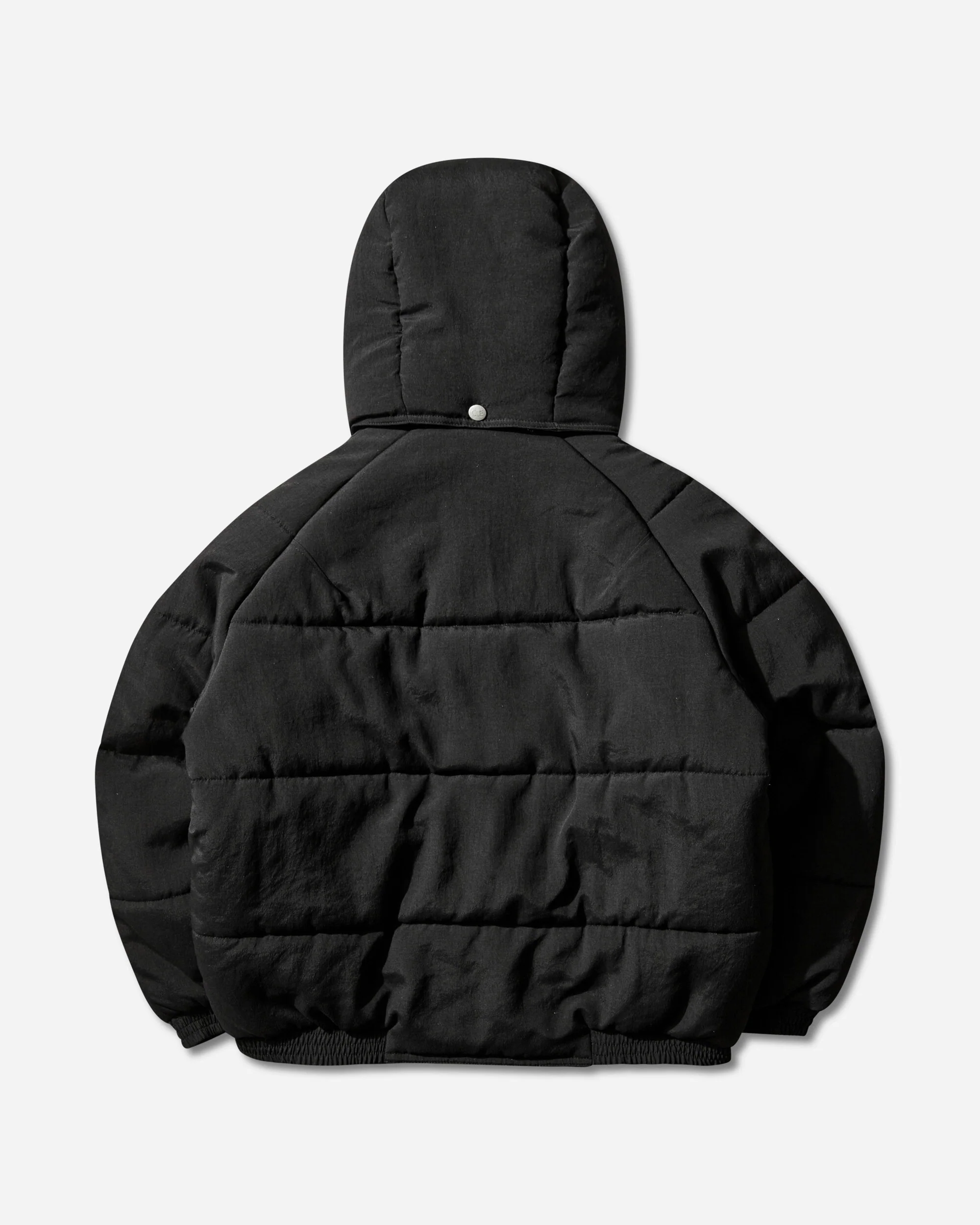 Men's Diagonal Flap Puff Jacket Black - Image 2