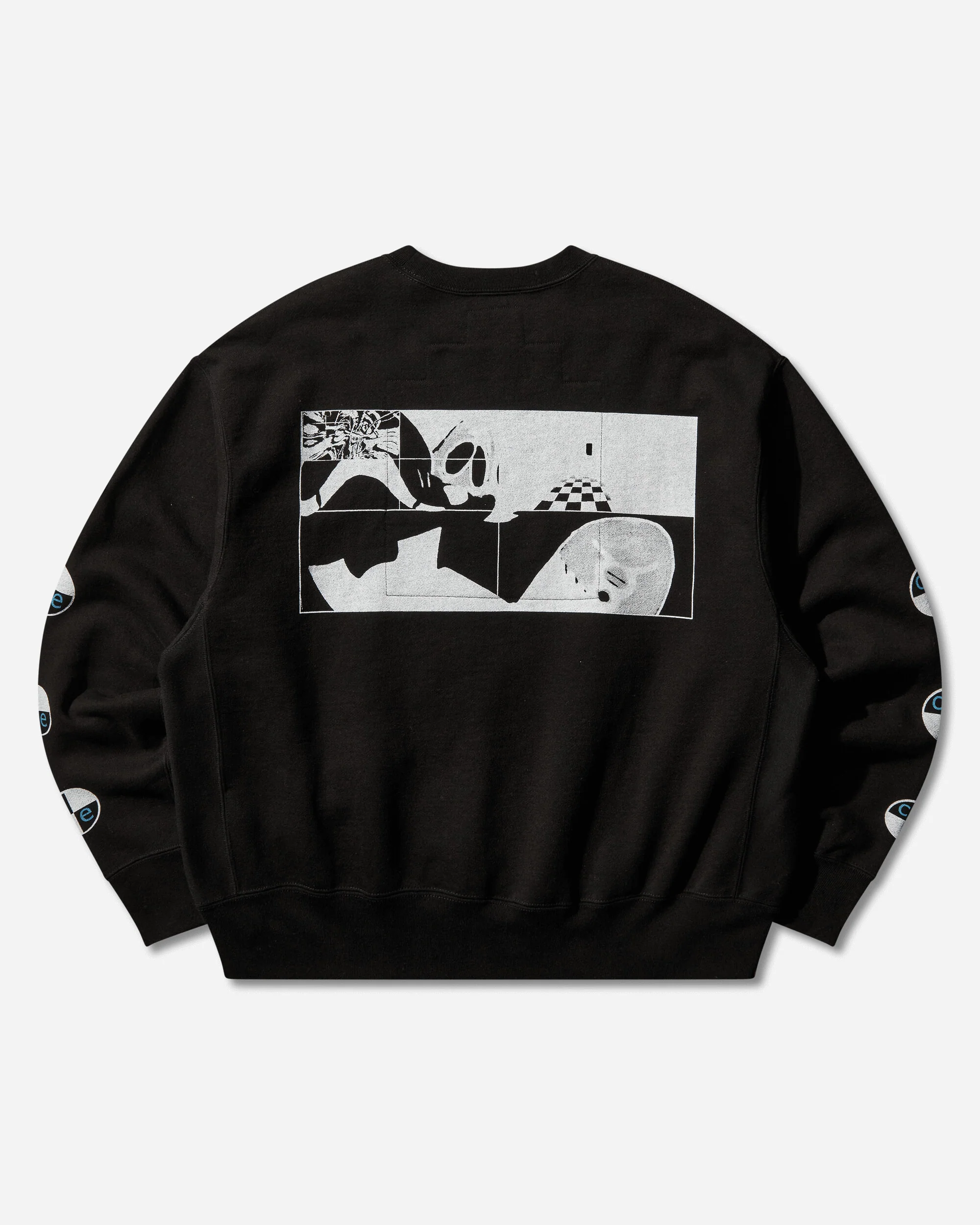 Men's Xo RIFF Crewneck Sweatshirt Black - Image 2