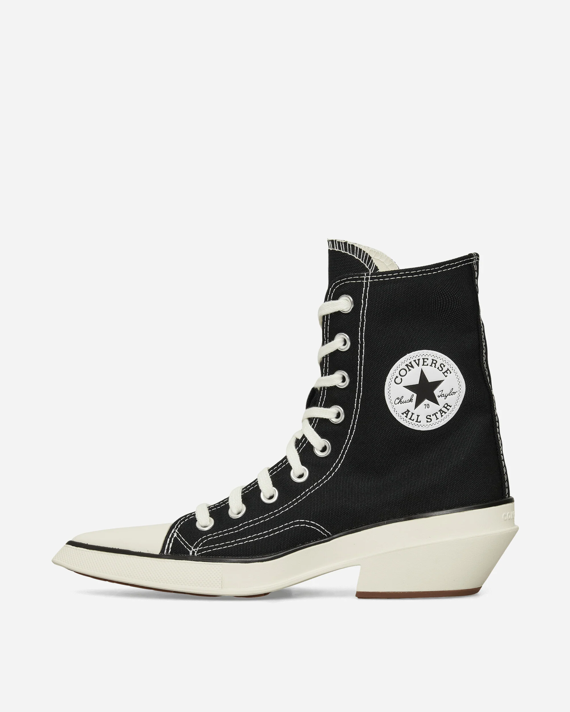 Women's Chuck 70 De Luxe Pointed Sneakers Black - Image 3