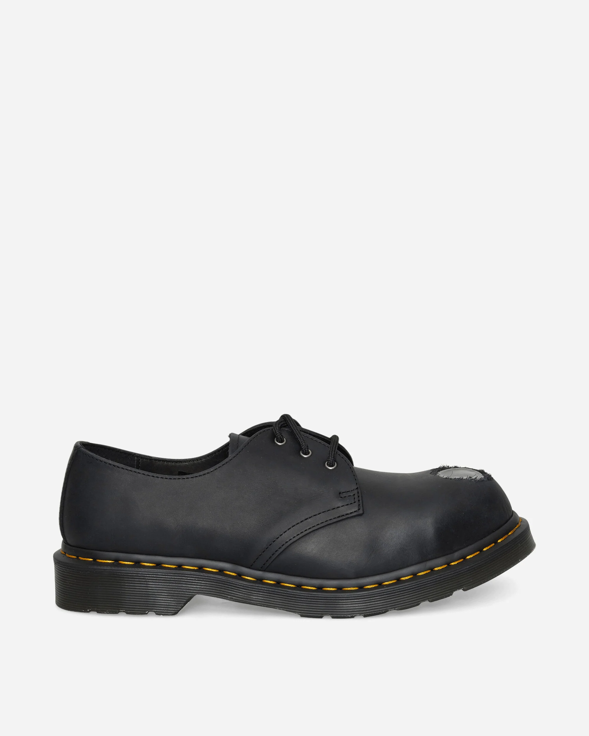 1461 Metal Toe Leather Shoes Black