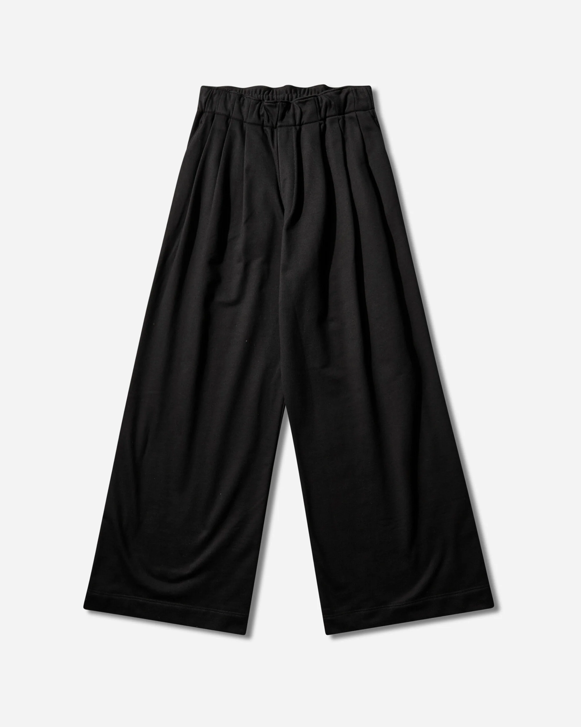 Men's Pleated Sweatpants Black