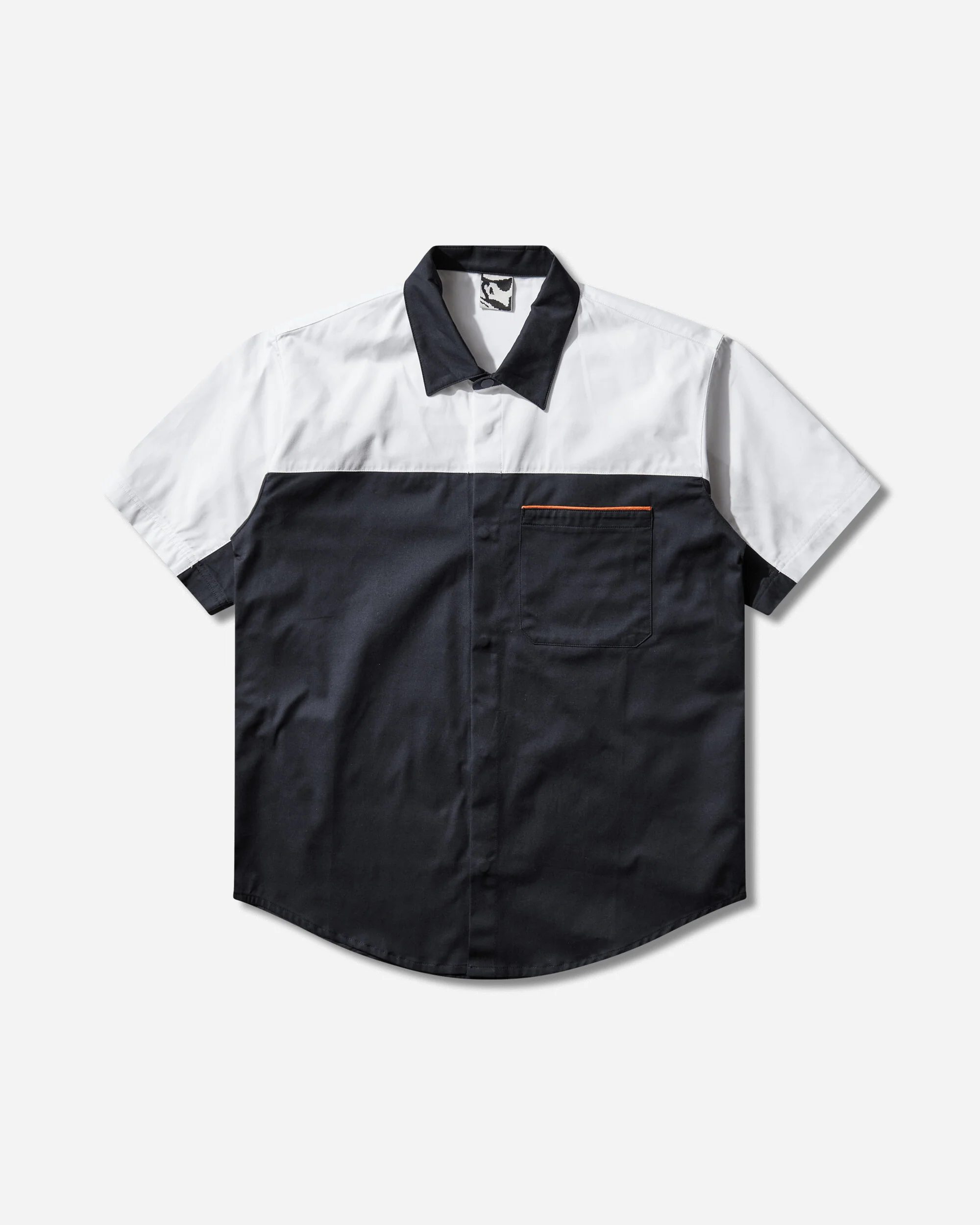 Men's Solid Shortsleeve Shirt Navy