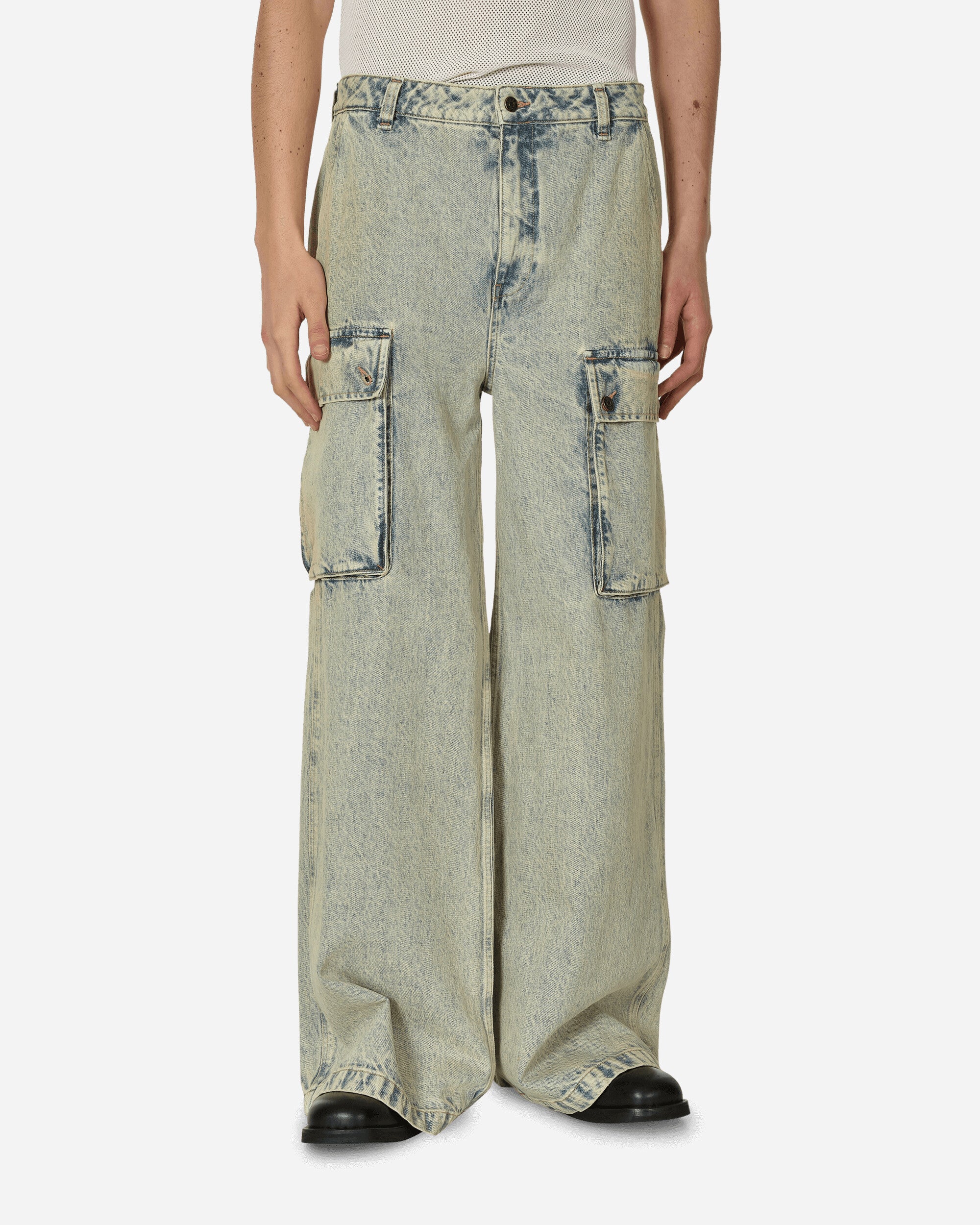 Tinted Combat Pants Light Wash