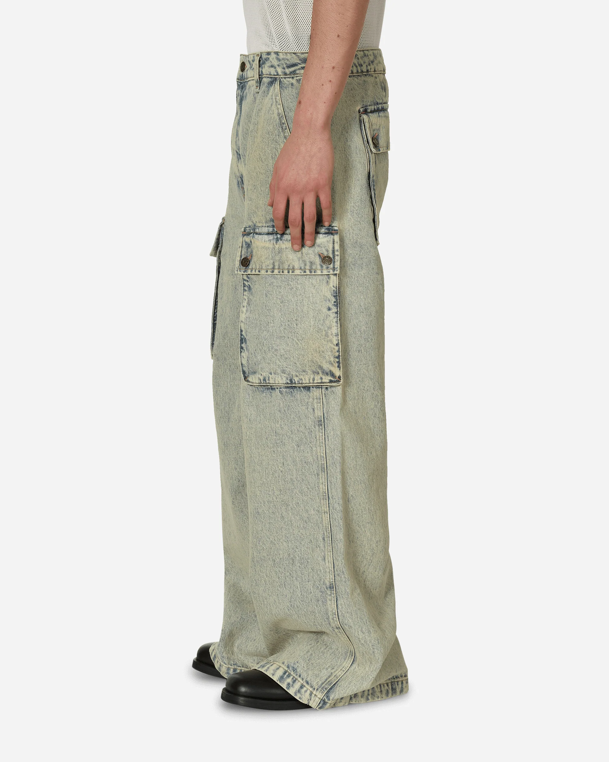 Tinted Combat Pants Light Wash - Image 2