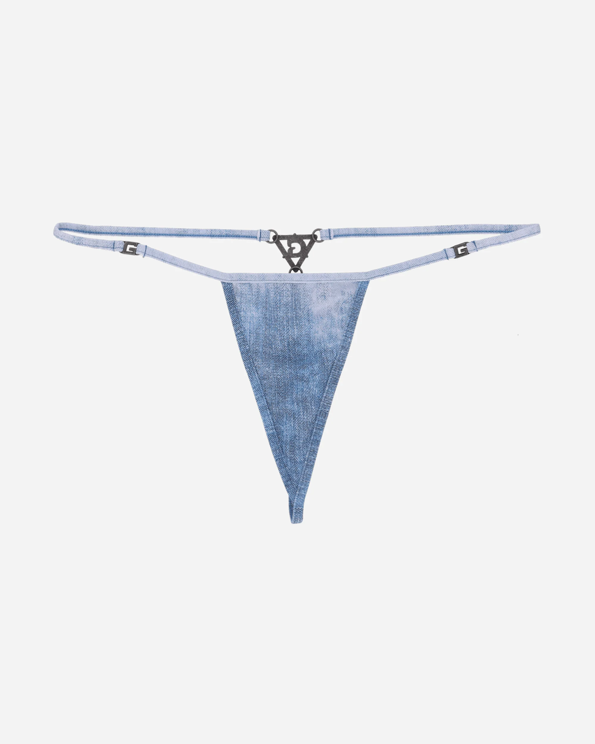 Women's Triangle Thong Denim