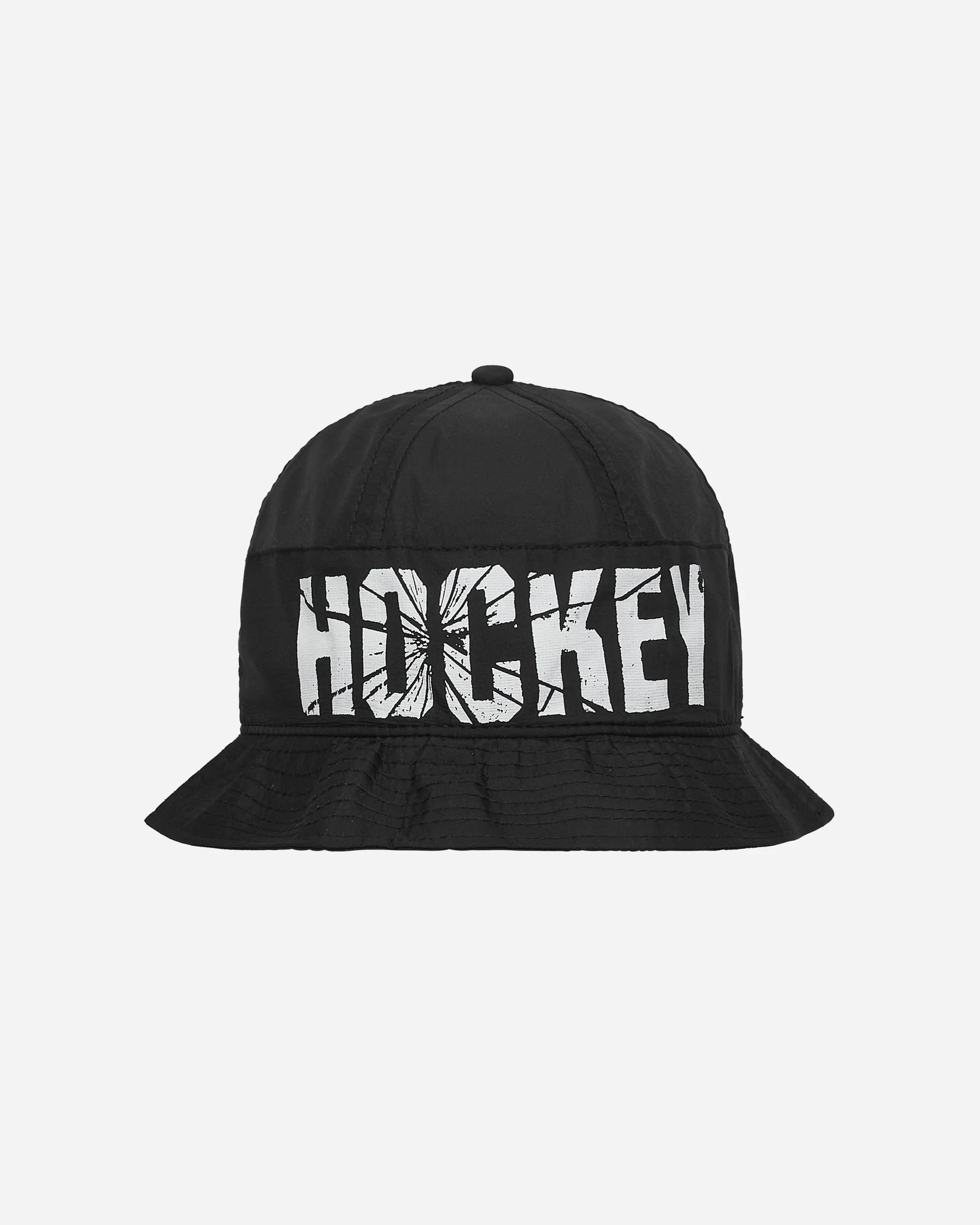 Crinkle Bell Bucket Hat Black - Image 4