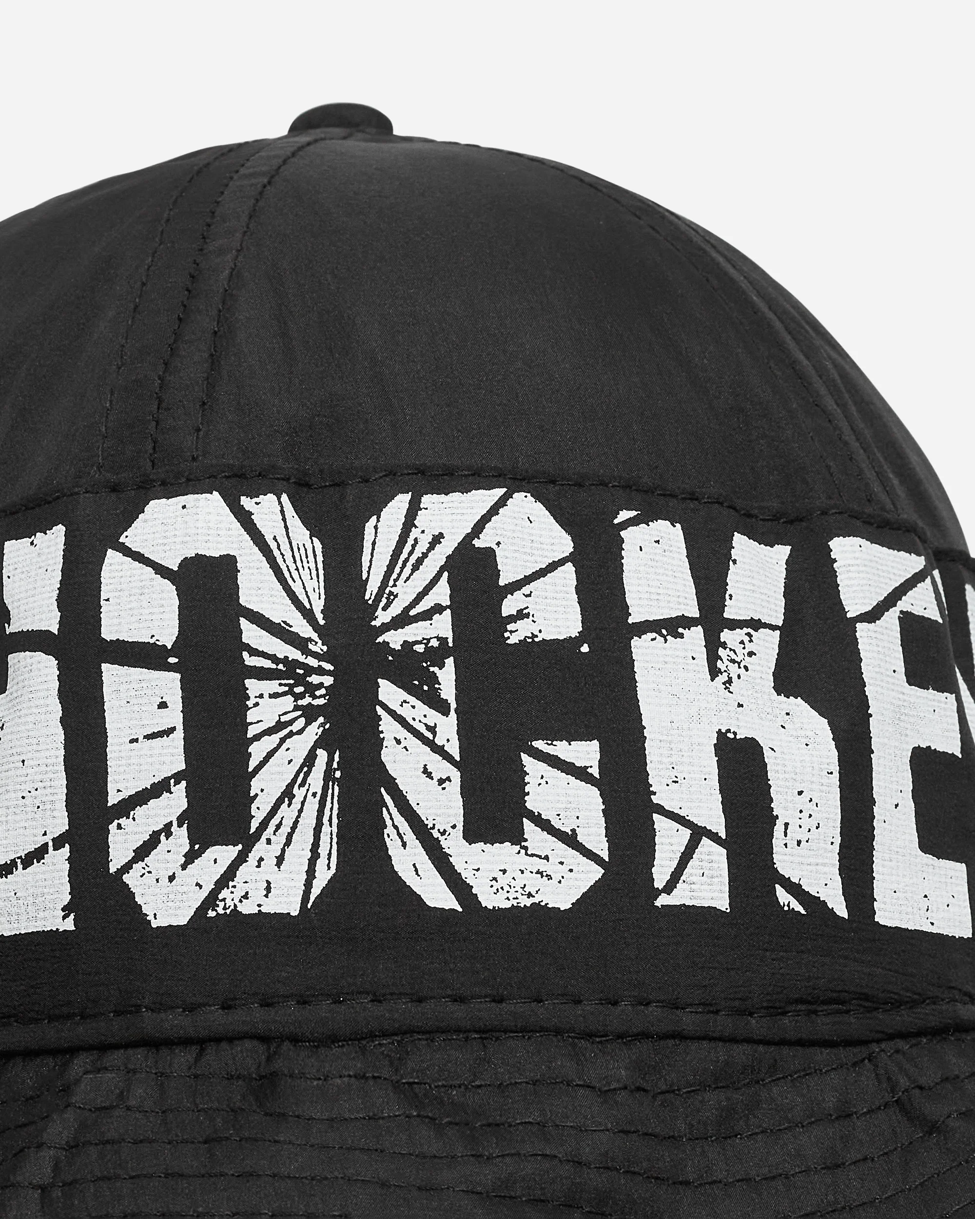 Crinkle Bell Bucket Hat Black - Image 6
