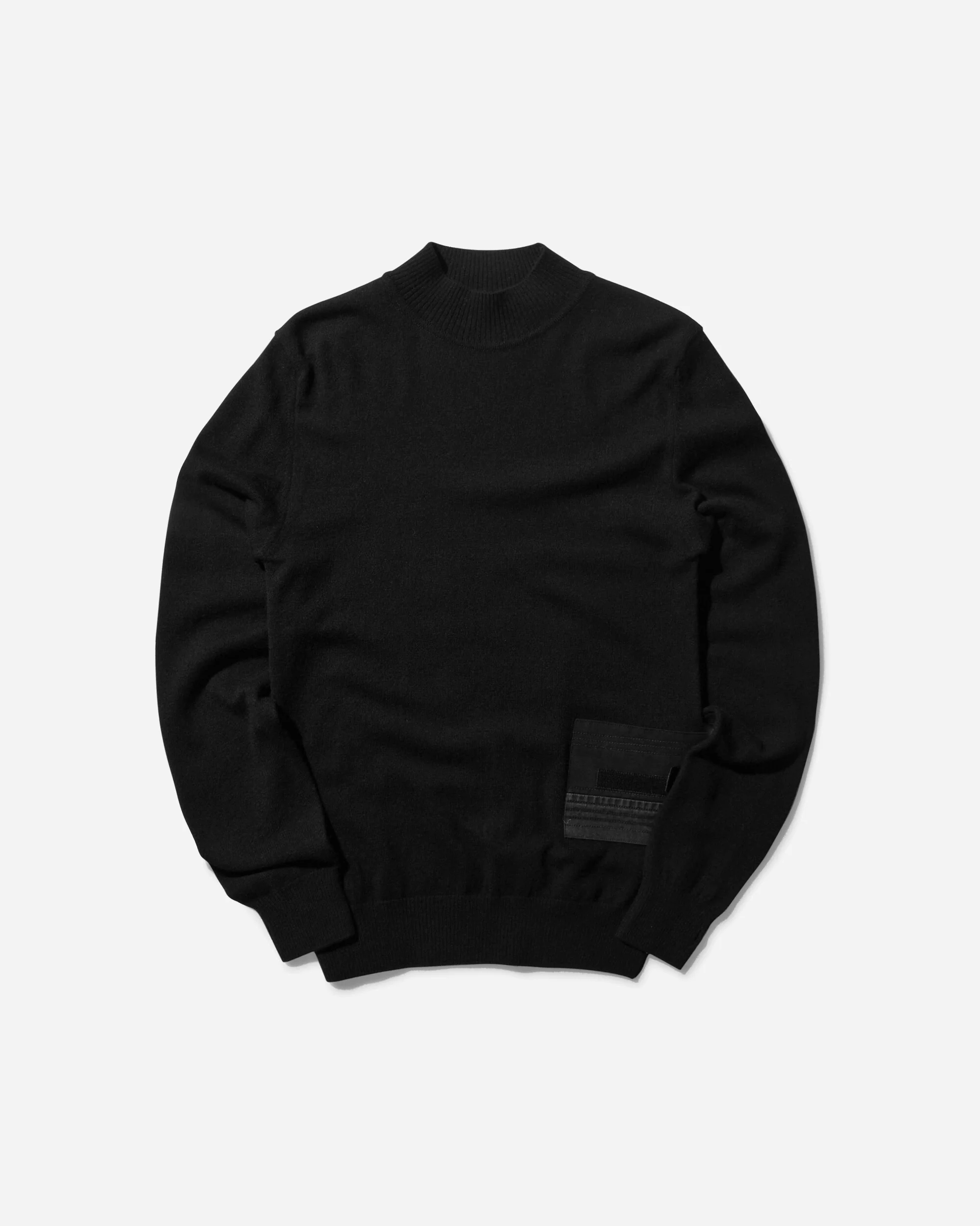 Women's Military Turtleneck Sweater with Gloves Black