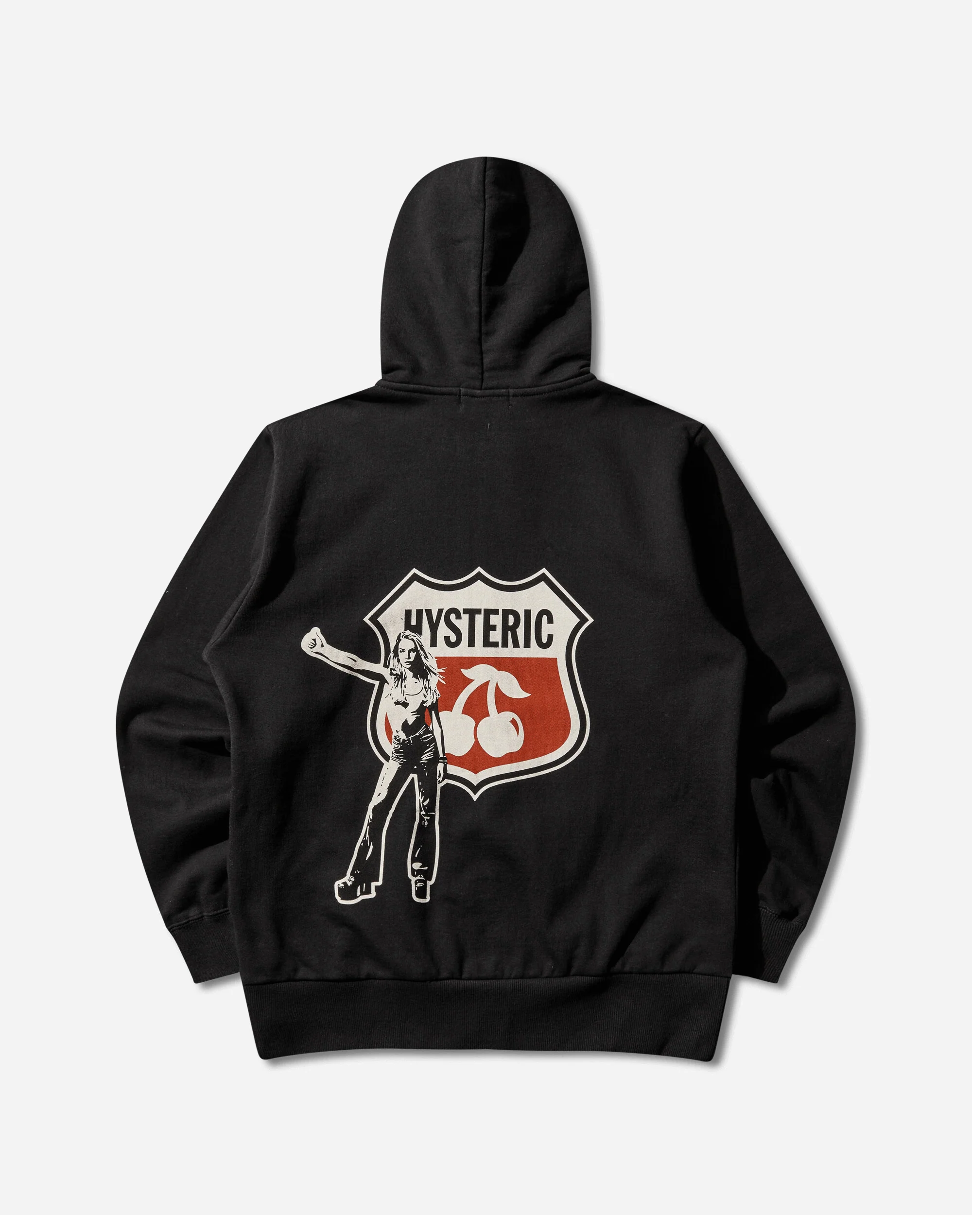 Men's Hysteric Cherry Zip Hoodie Black - Image 2