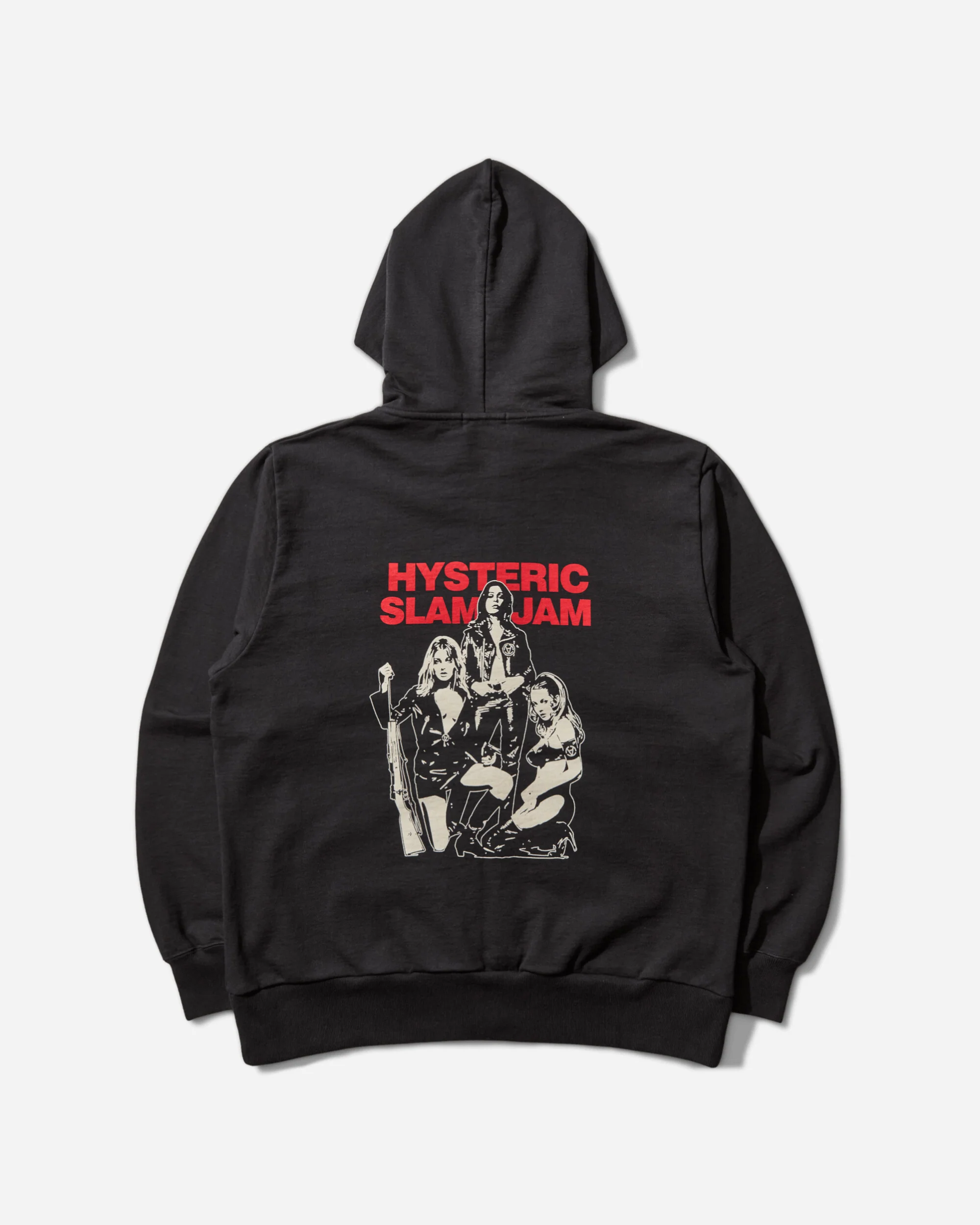 Slam Jam Hysteric Angels Zip Up Hoodie Black - Image 2