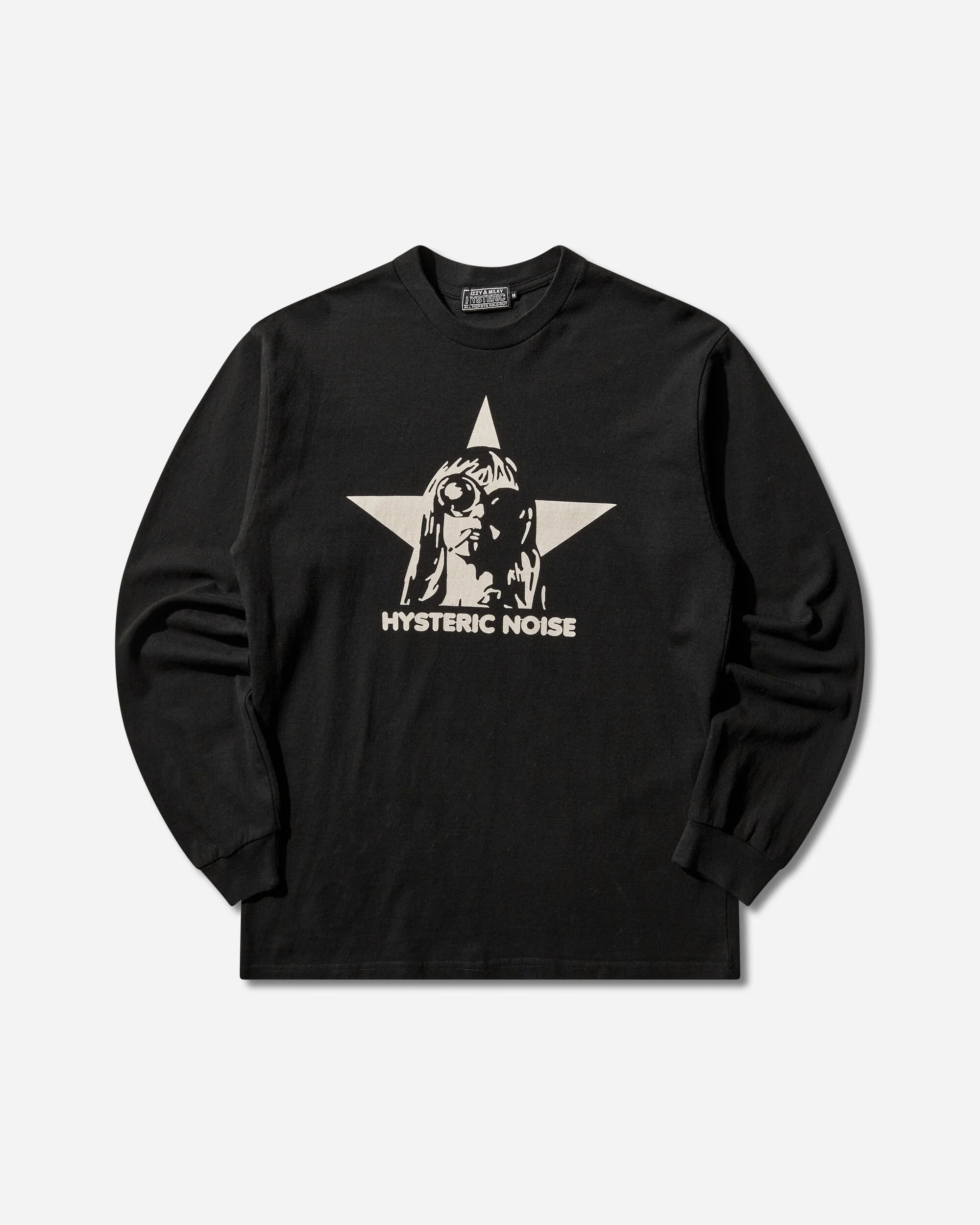 Men's Hysteric Noise Longsleeve T-Shirt Black