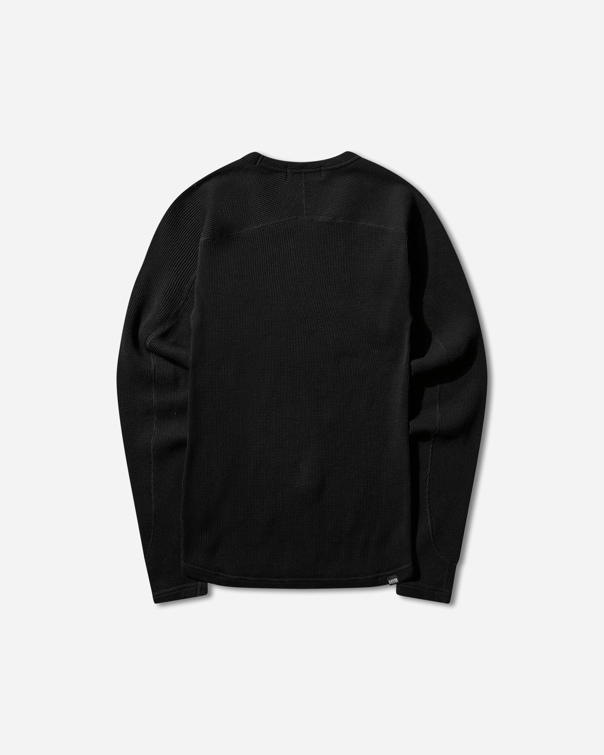 Men's Number 76 Longsleeve T-Shirt Black - Image 2